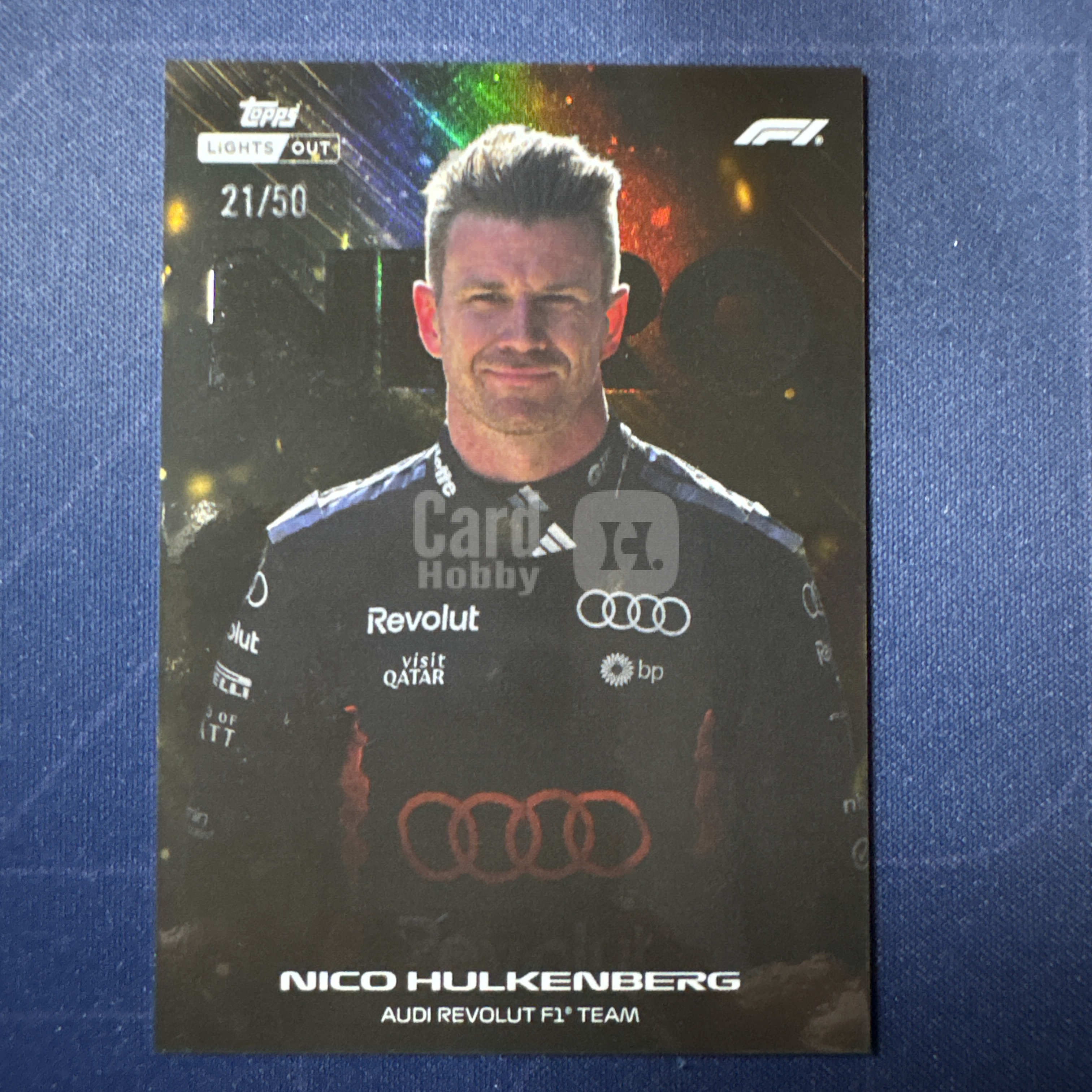 2026 Topps Lights Out Nico Hulkenberg 【爆爆代卖】F1 熄灯 尼科 霍肯博格 21/50编 低编 金折 奥迪车队 Nero 暗夜肖像 特卡 如图 专收必备 #冷哥