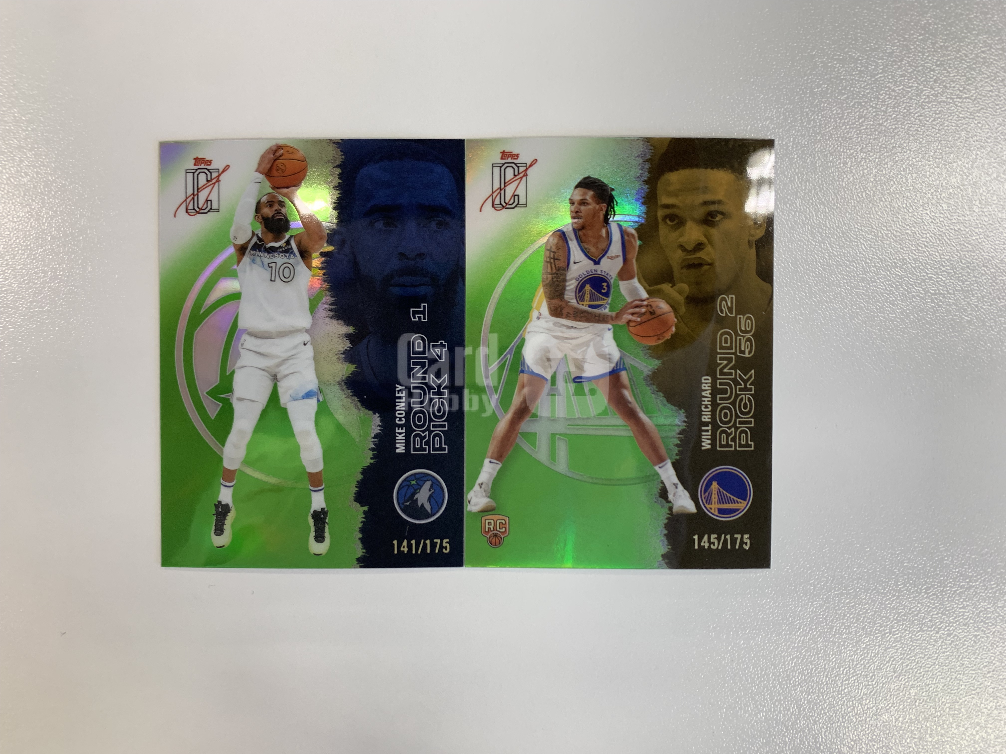 2025‑26 Topps Signature Class 175编青折 迈克康利 勇士新秀RC 威尔理查德 Will Richard SBX