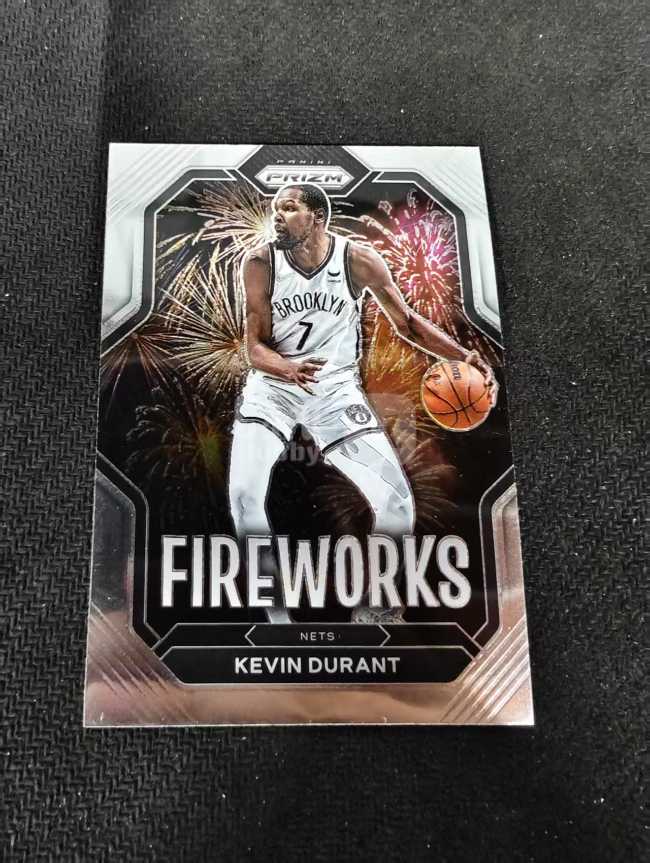 【可合并,不累计】2022-23 Panini Prizm Kevin Durant 篮网 死神 凯文 杜兰特 烟花特卡 PZ 不保卡品 介意勿拍 #9