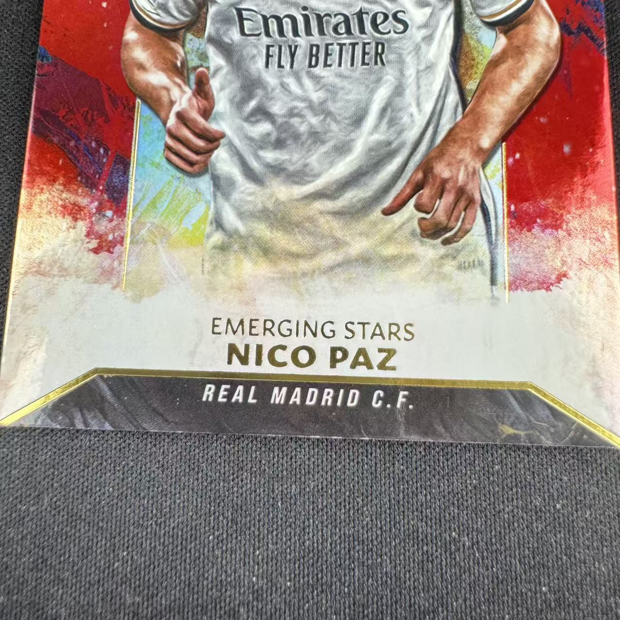 2023-24 Topps Inception Nico Paz 盗梦 尼科 帕兹 新秀RC 4/10编 新星 红平行 皇马 微瑕如图(OSORA)