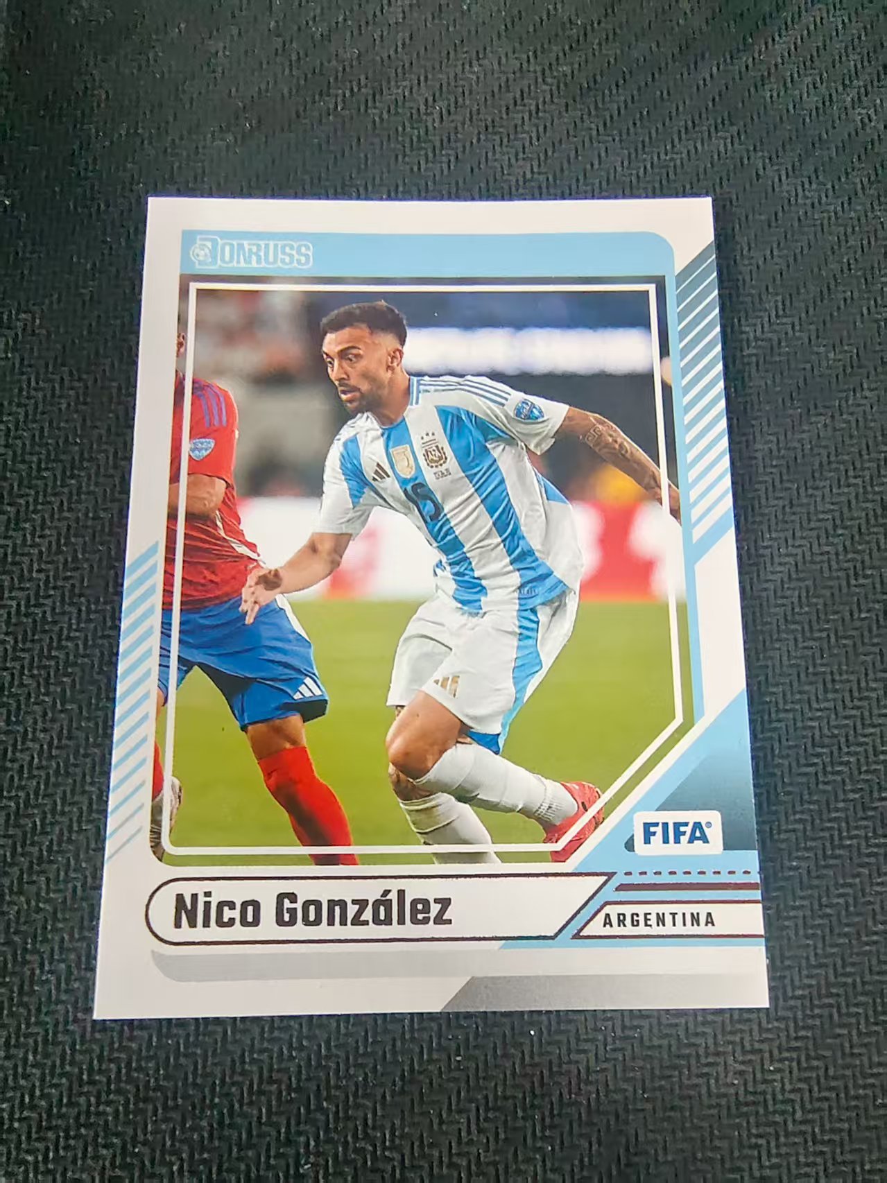 【可合并,不累计】2024-25 Panini Donruss Nico Gonzalez 阿根廷 尼科 冈萨雷斯 FIFA 杜蕾斯 划痕 边角瑕疵 #70