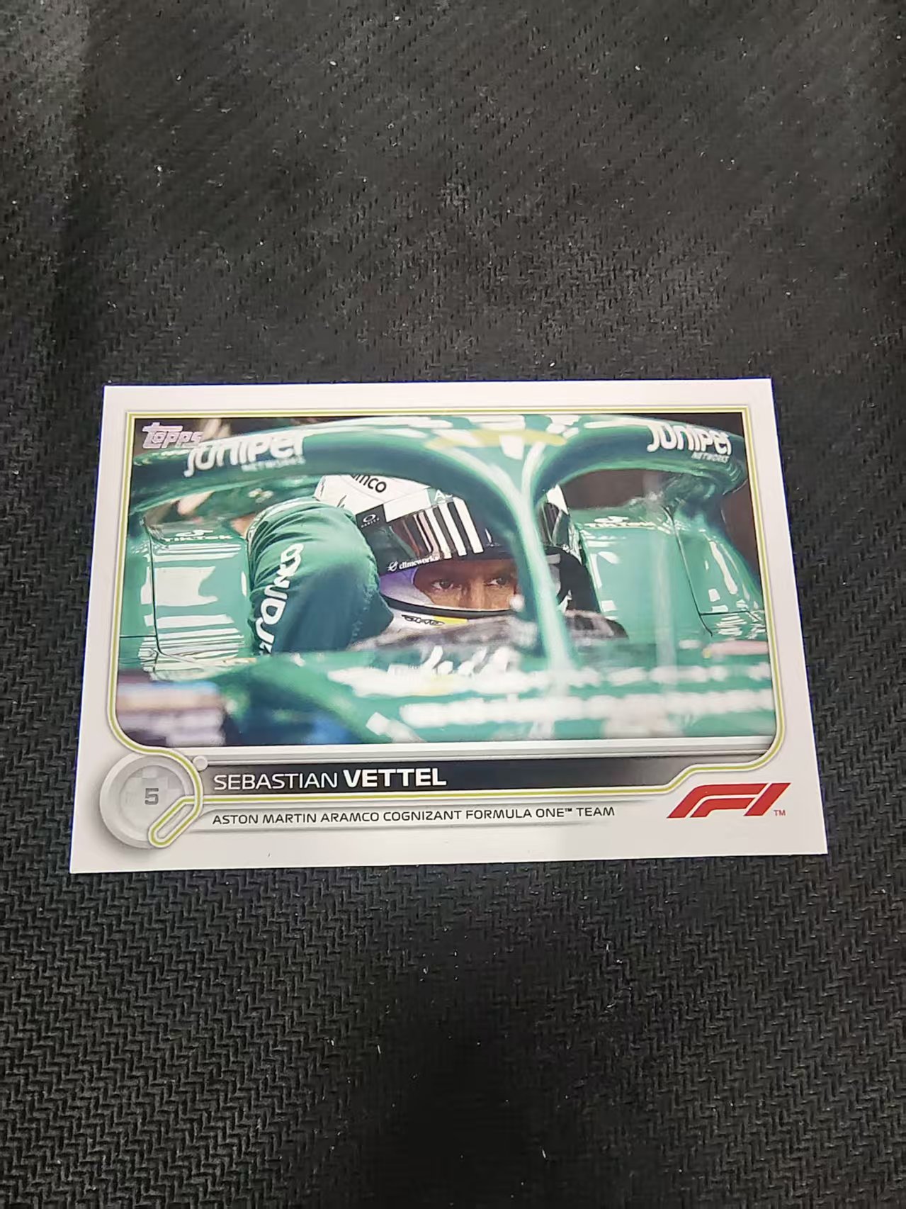 【汽水拍卖】2022 Topps Chrome F1 Sebastian Vettel 塞巴斯蒂安 维特尔 划痕 边角瑕疵 @11