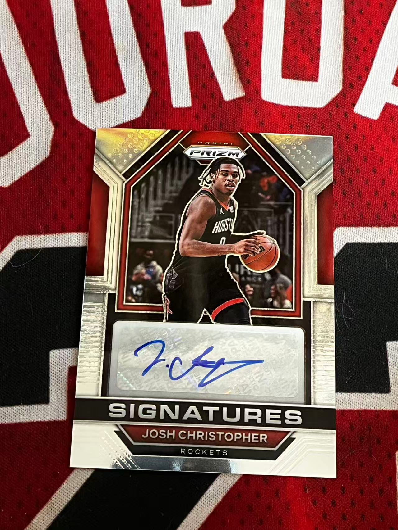 【接寄拍费率低至5%含卡淘手续费】2022-23 PANINI PRIZM PZ 火箭 新秀次年 约什克里斯托弗 签字卡 专收凑套必备【烂臭嘴拍卖】