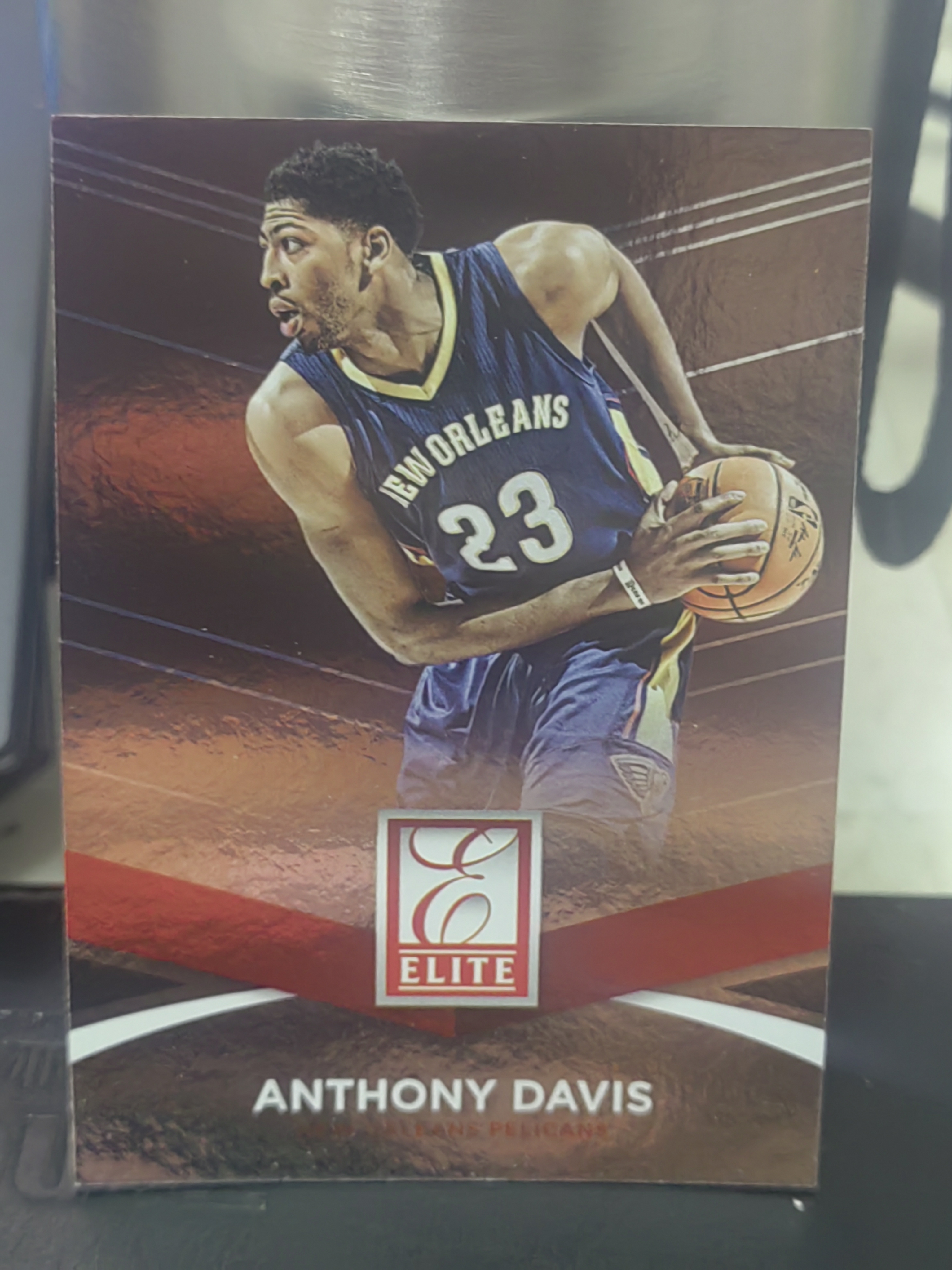 2014-15 Panini Donruss Anthony Davis 杜蕾斯 精英插入 安东尼 戴维斯 浓眉 鹈鹕 第二张 篮 白边白角 不保卡品 卡品如图