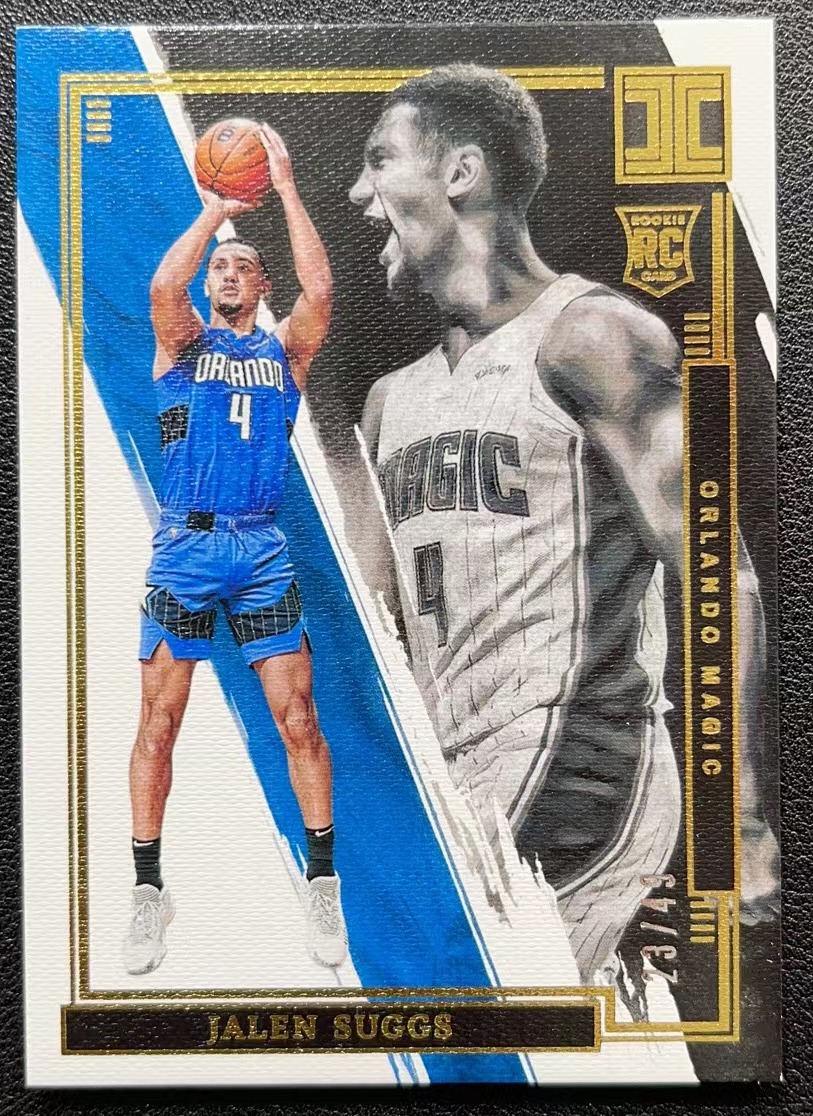 2021-22 Panini Impeccable Jalen Suggs RC 小真金 新秀RC 魔术 杰伦萨格斯 Base /49编 ...