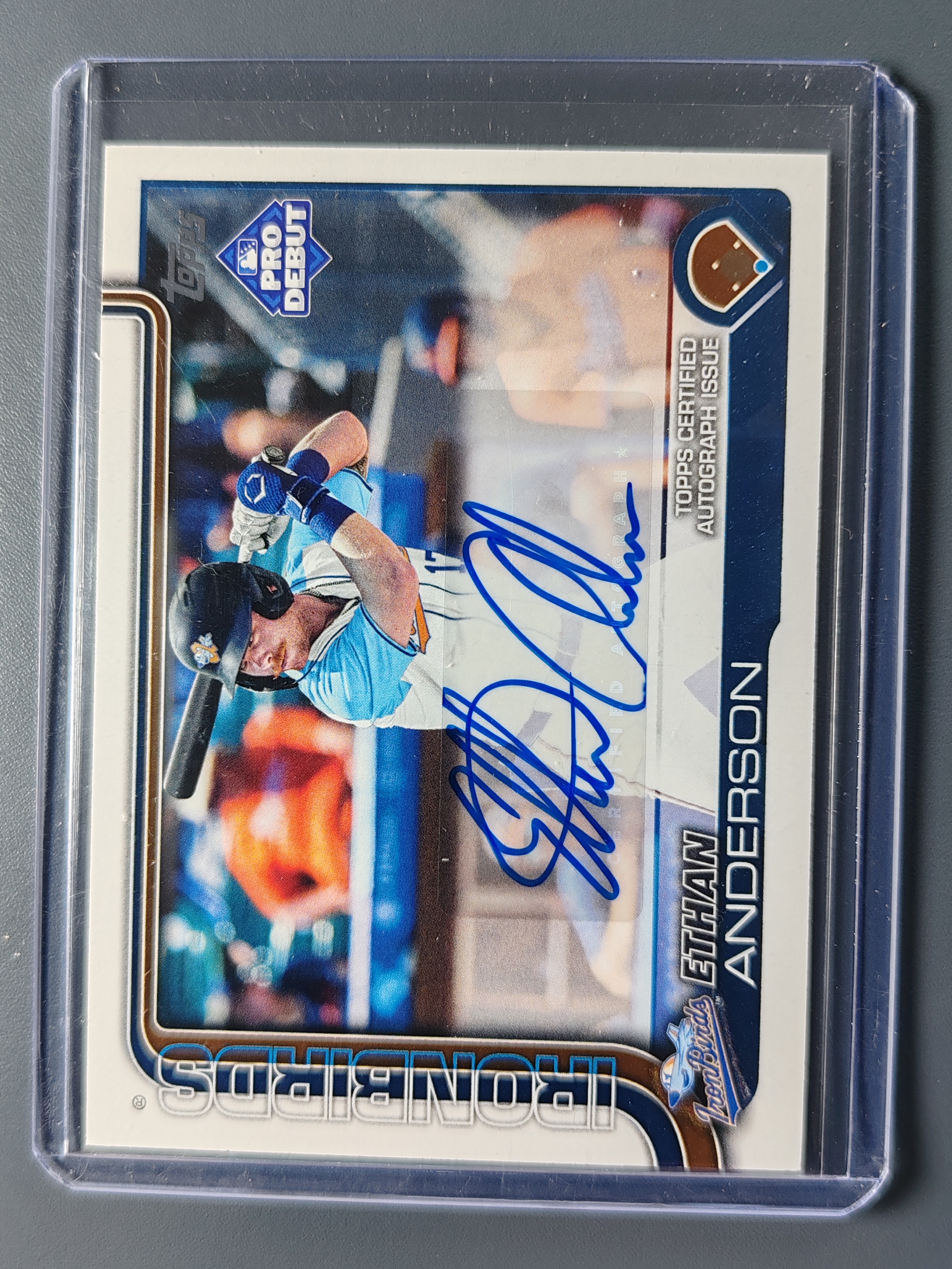 2025 Topps Pro Debut Ethan Anderson 金莺 小联盟首秀 签字!【9527】