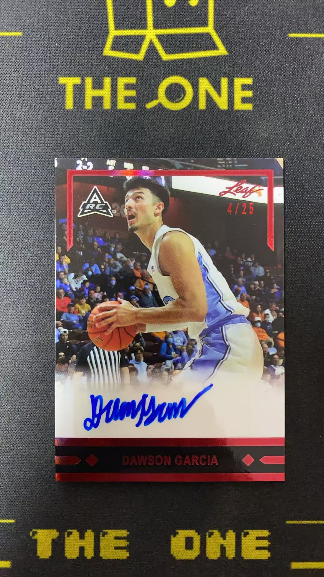 2022 Leaf TRINITY DAWSON GARCIA RC 【TheOne】道森 加西亚 新秀 4/25编 红折 签字 不保卡品【TP】