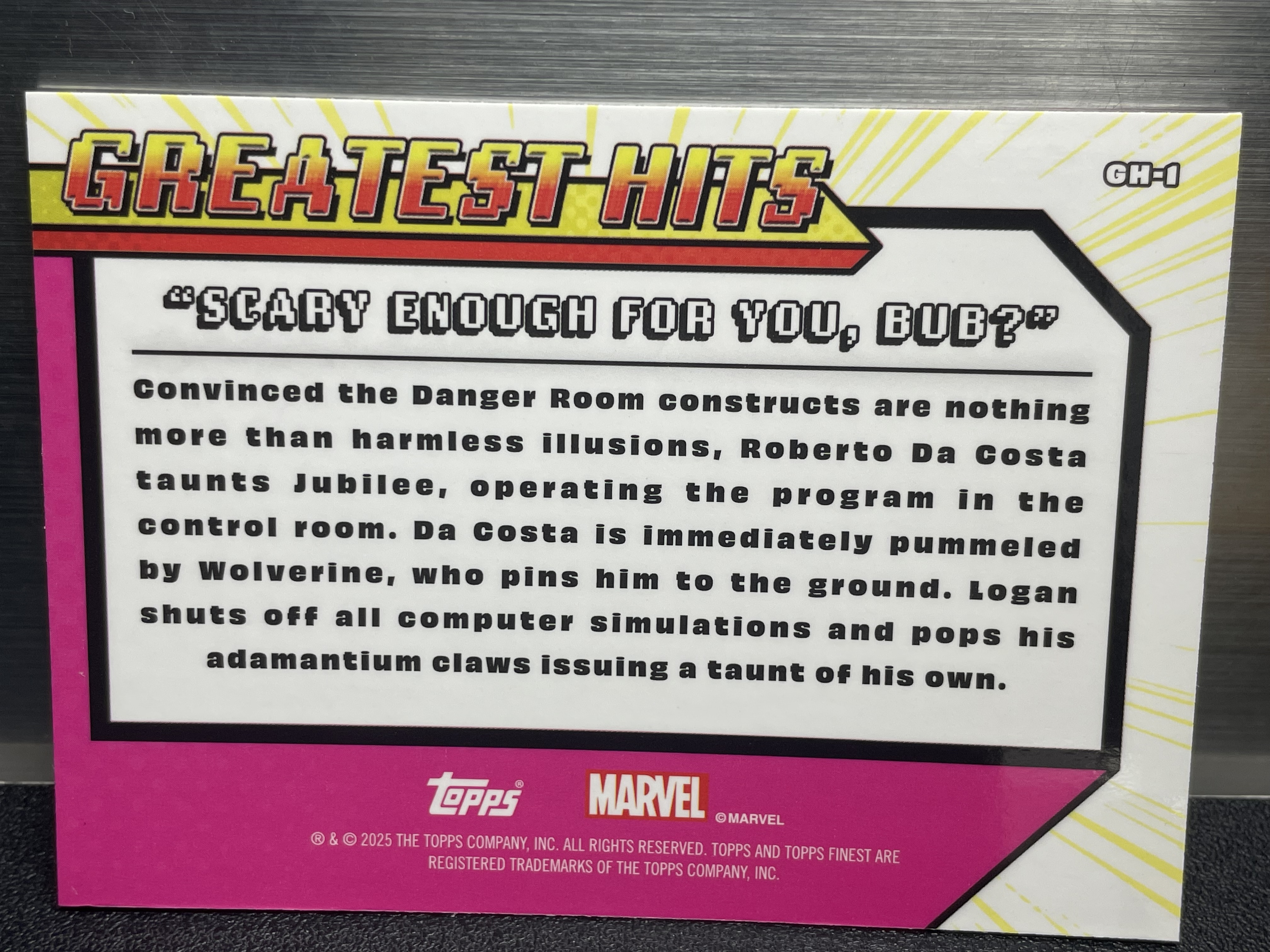 (B5) 2025 TOPPS 漫威 折射 金刚狼 实卡好看 收藏凑套必备 卡品如图 !!!