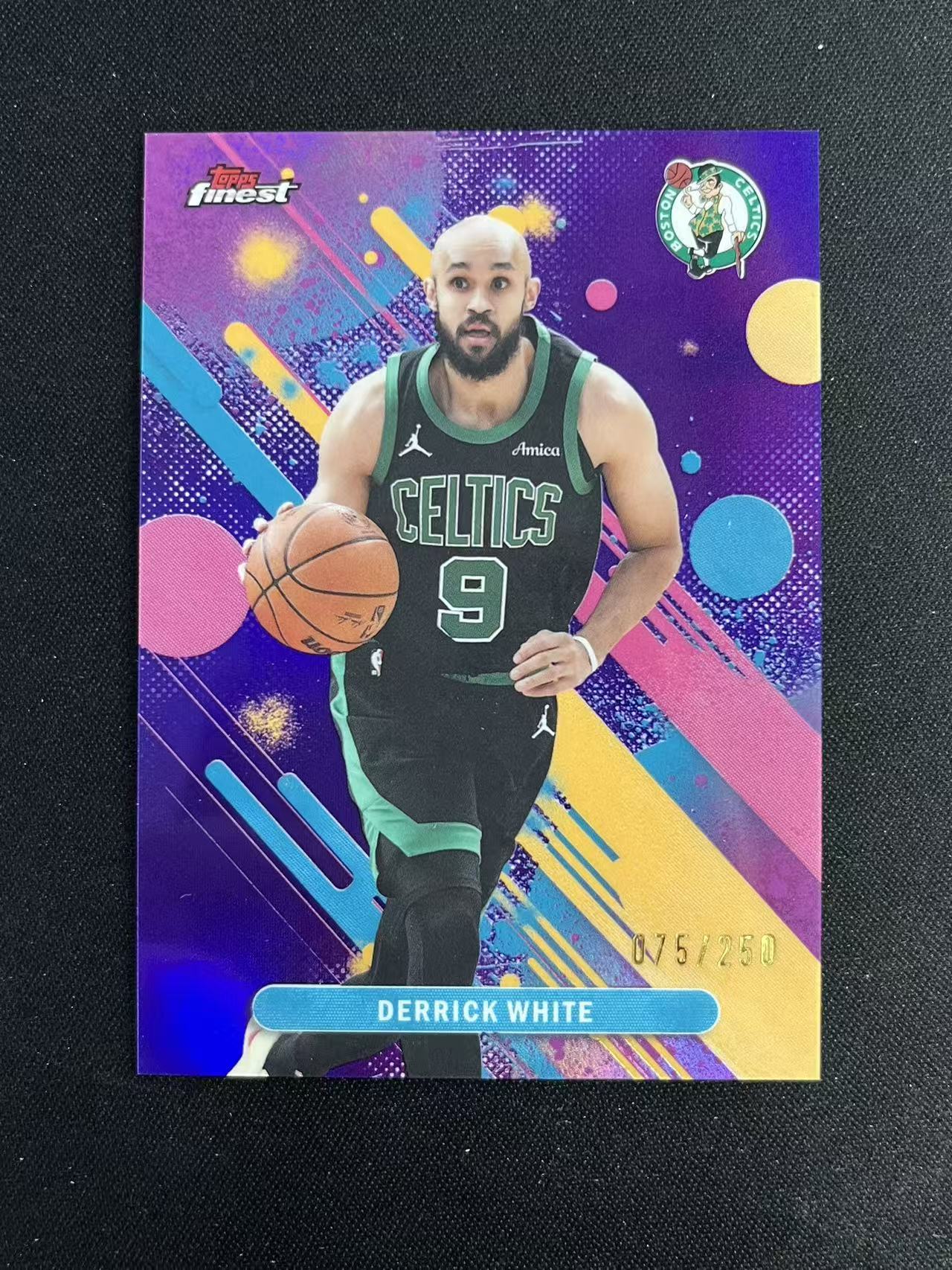 2026 Topps Finest Derrick White 德里克 怀特 75/250编 收藏必备 卡品如图 LZC