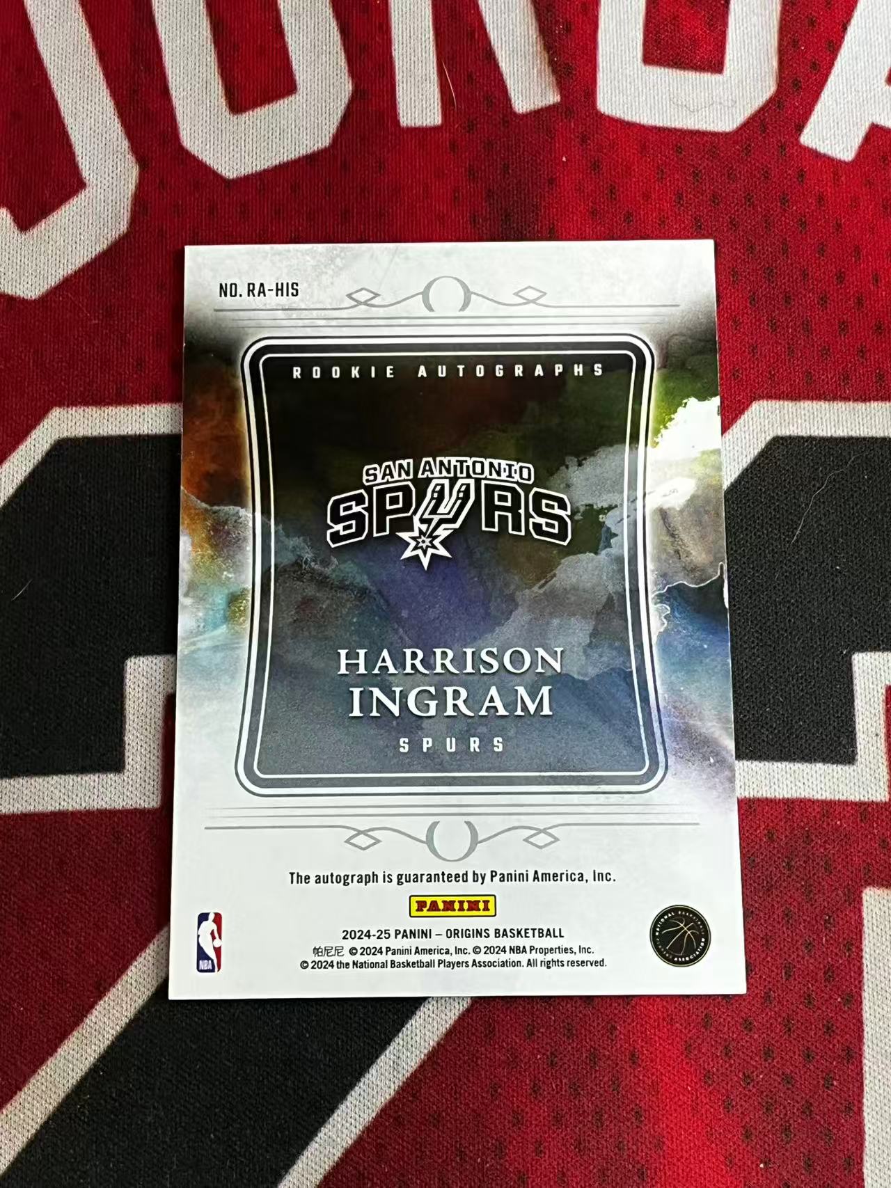 【接寄拍】2024-25 PANINI ORIGINS 起源系列 马刺 新秀RC 哈里森英格拉姆 签字卡 卡签 专收凑套必备【烂臭嘴拍卖