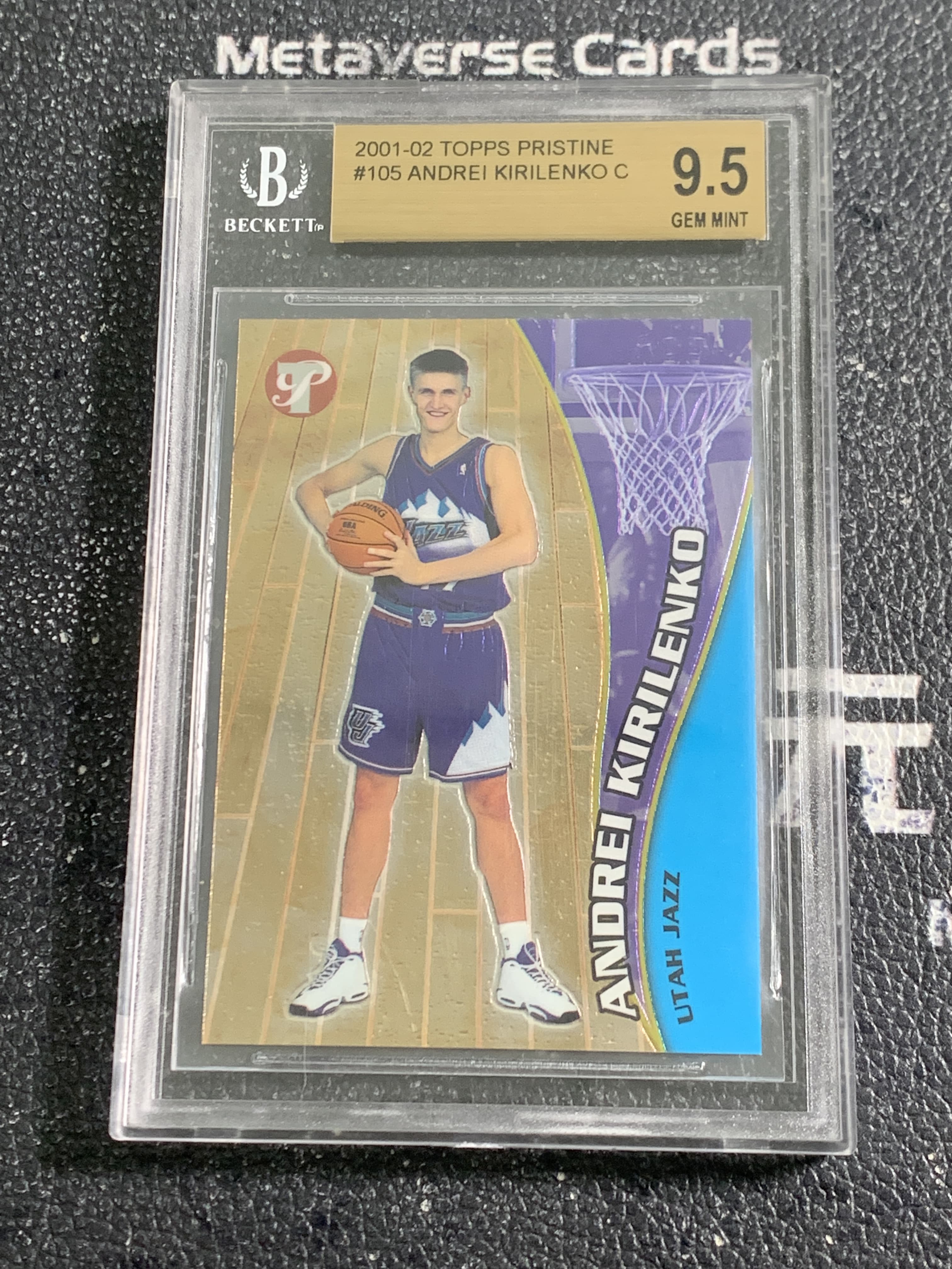 【元宇宙拍卖】忆北总012：2001-02 Topps Pristine Andrei Kirilenko 爵士 安德烈 基里连科 AK47 ...