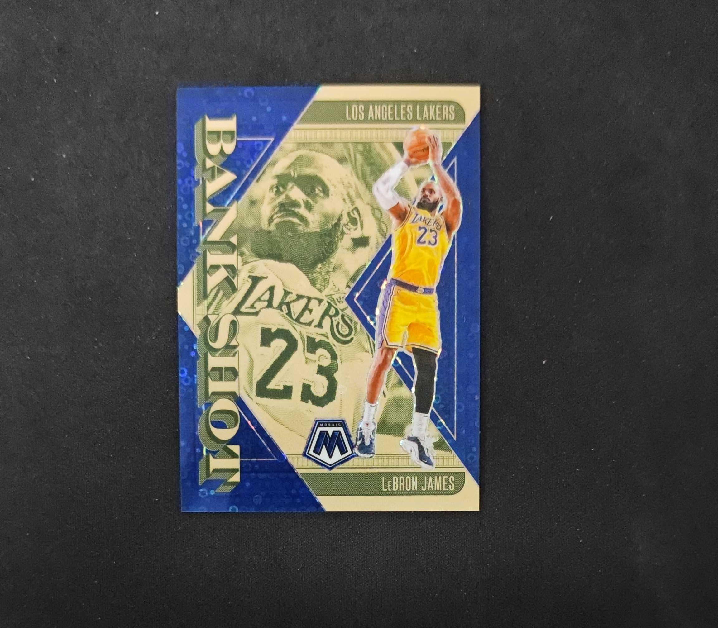 2024-25 Panini Mosaic LeBron James 【SC拍卖】马赛克 湖人 勒布朗詹姆斯 41/85编 银行特卡 蓝泡泡 收藏必备(app老板)