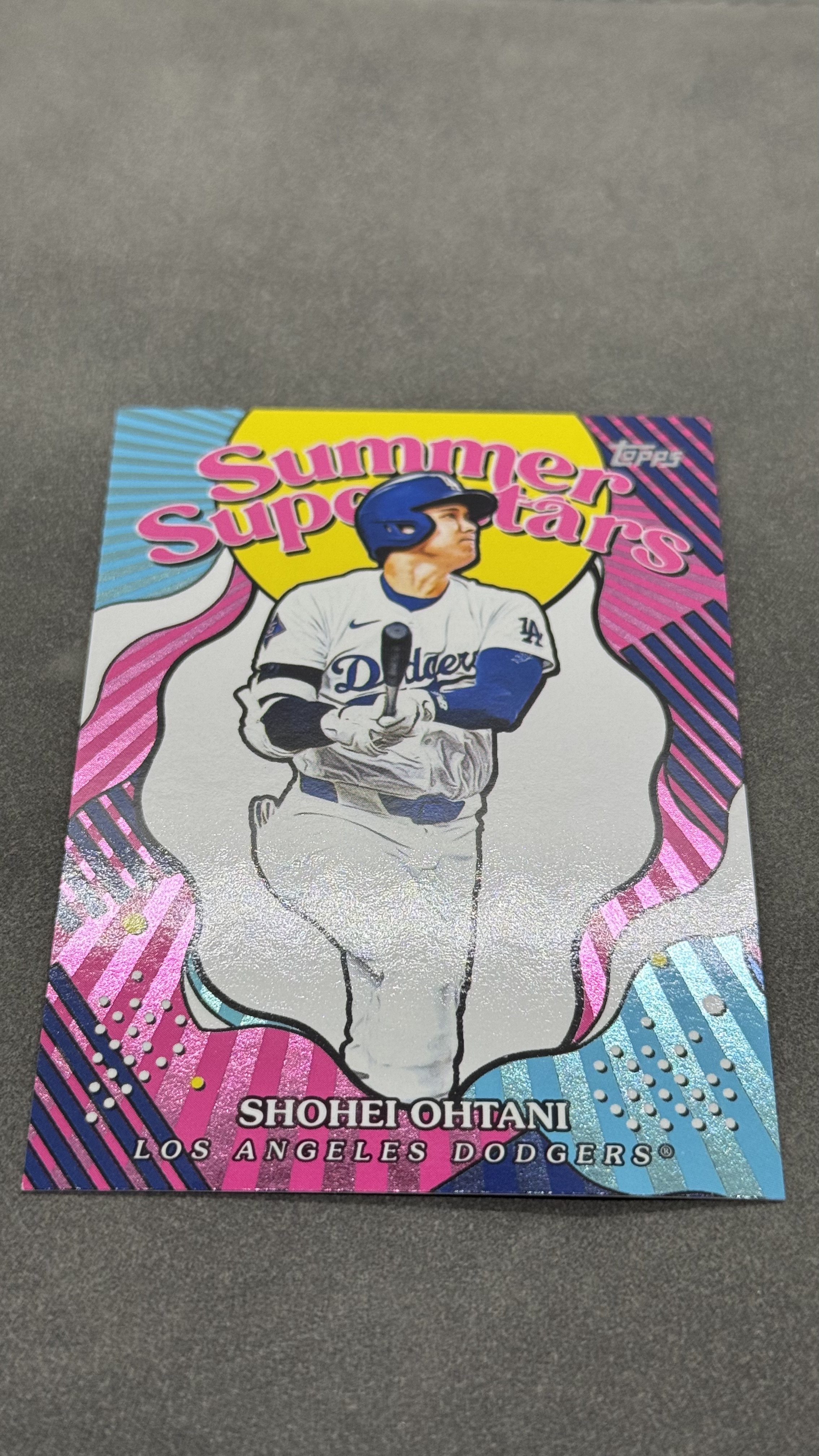 2025 Topps Series 2 Shohei Ohtani #SS-19 道奇队 大谷翔平 二刀流 50/50俱乐部 首位季后赛10k 3HR选手 折射特卡 实卡好看 值得收藏