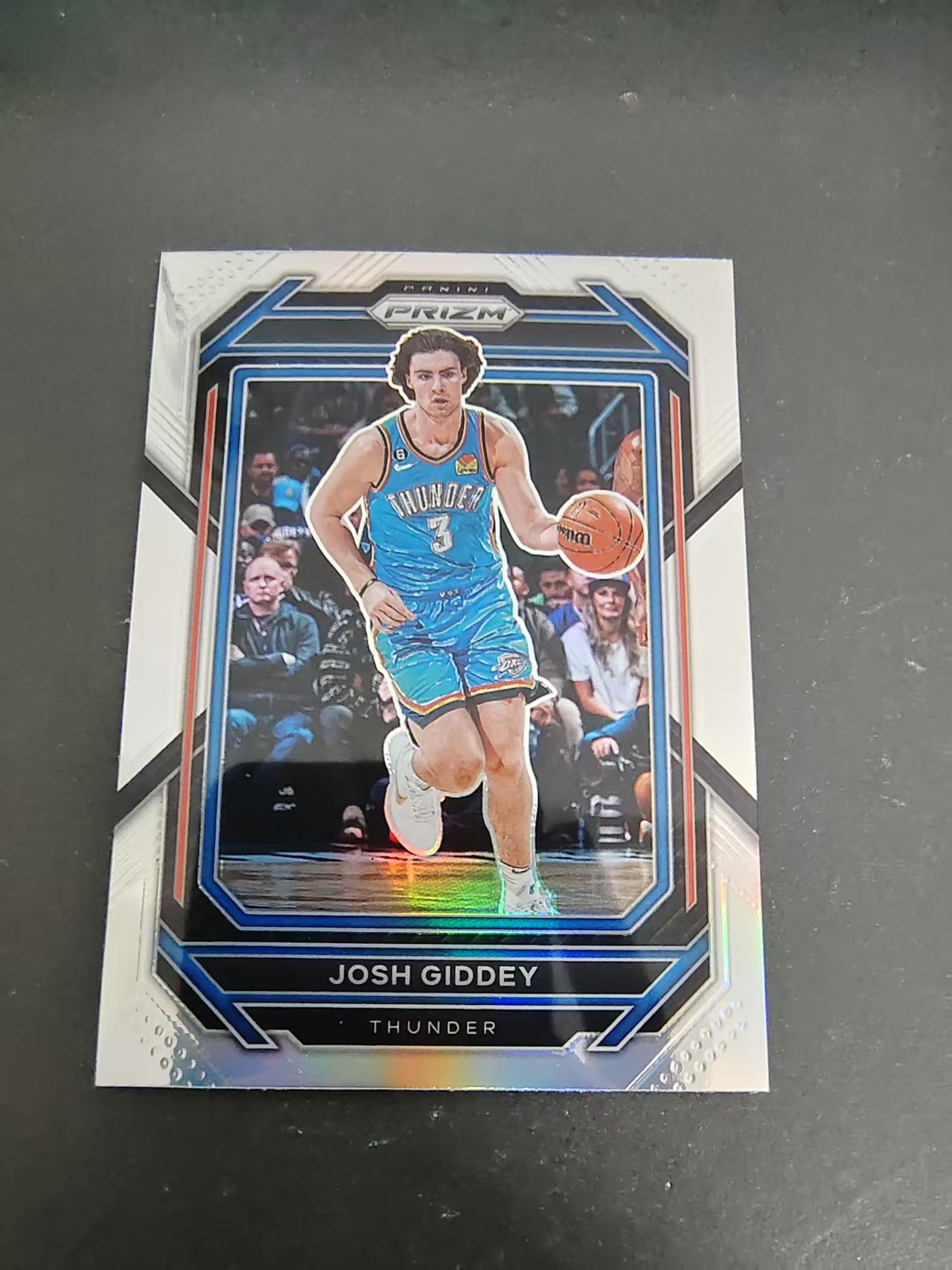 【可合并,不累计】2022-23 Panini Prizm Josh Giddey 约什 吉迪 雷霆 PZ 银折 划痕 边角瑕疵 #61