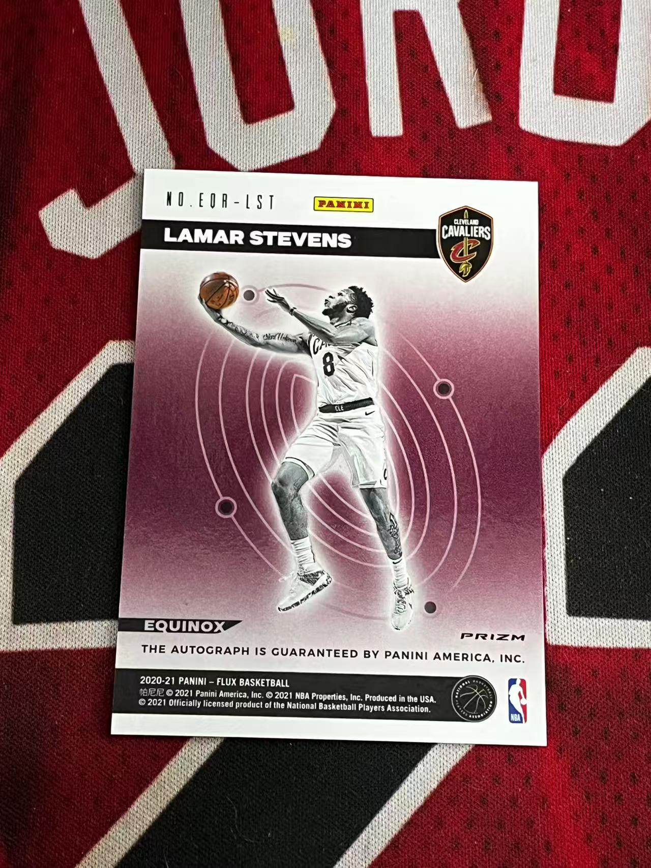 【接寄拍】2020-21 PANINI FLUX 骑士 新秀RC 拉马尔史蒂文斯 签字卡 新秀签 EQUINOX签字卡 波纹折 折射 本赛季数据大爆发 专收凑套必备【烂臭嘴拍卖】