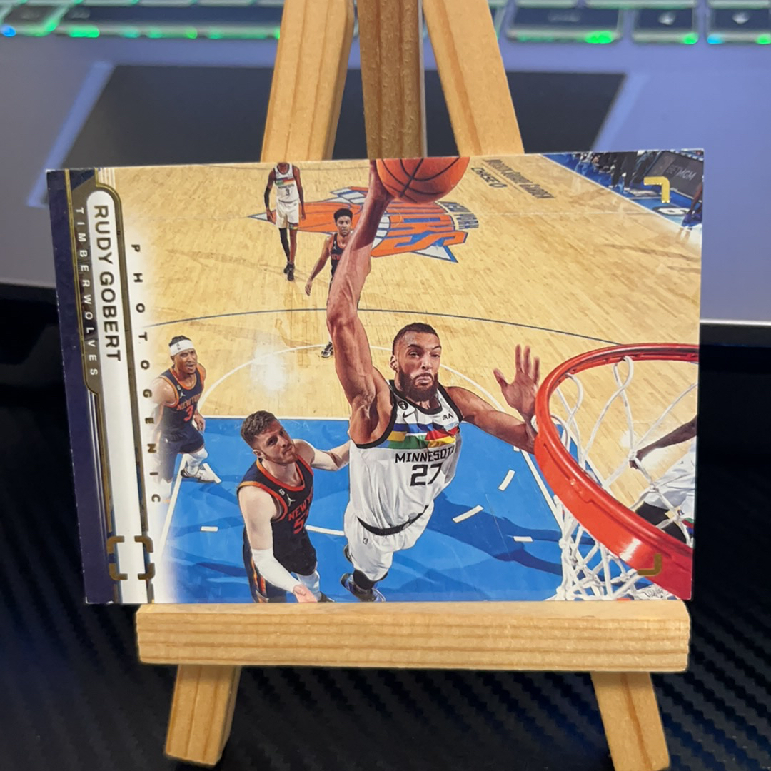 2022-23 Panini PaniniPhotoGenicNBA Rudy Gobert 鲁迪 戈贝尔 森林狼 上镜系列 卡品如图 瑕疵看图 凑图必备 值得收藏!