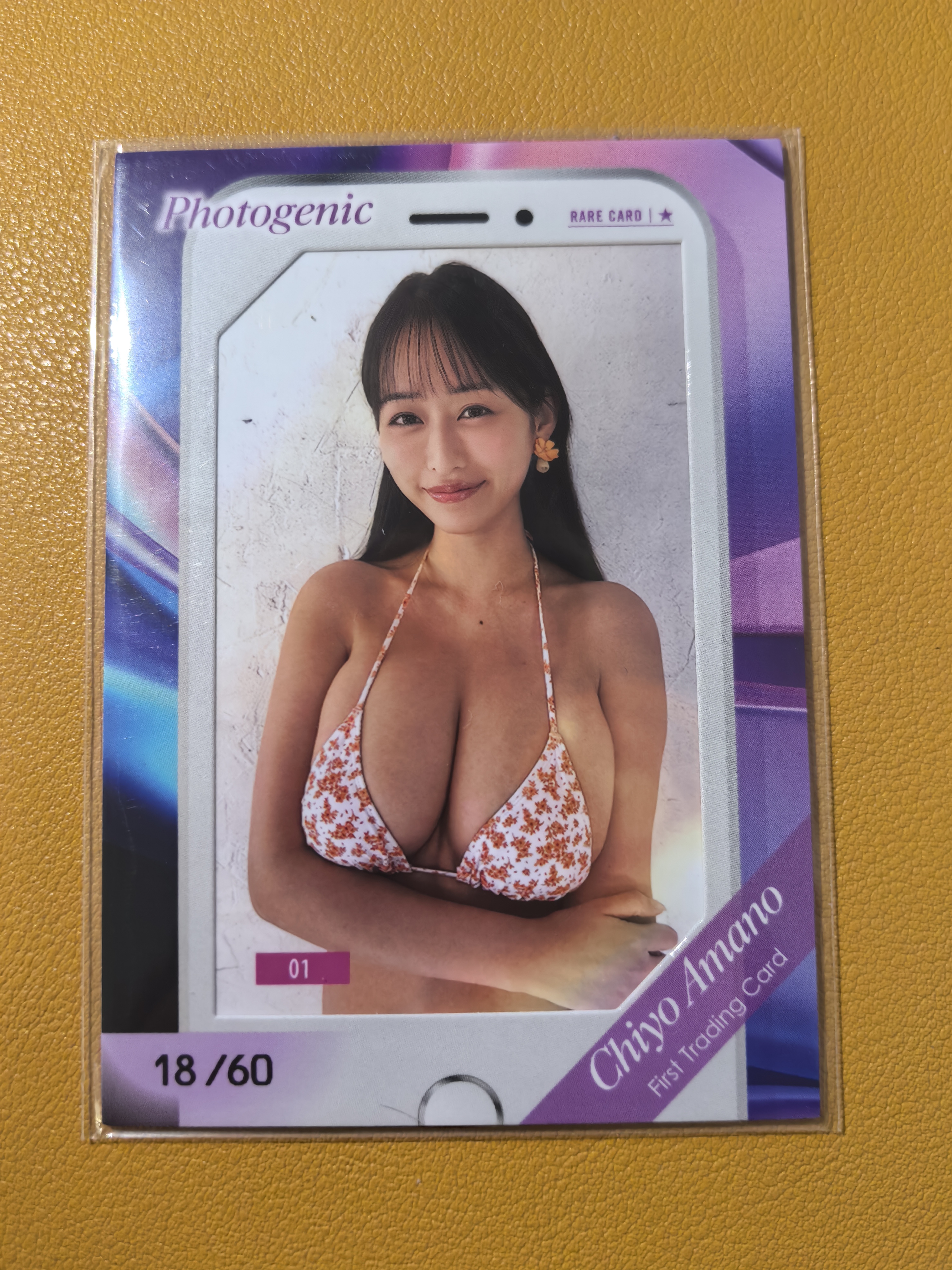 HIT'S偶像艺人【日本代购】天野千代 60编相框卡 实卡超好看绝版稀有美女车模妹卡