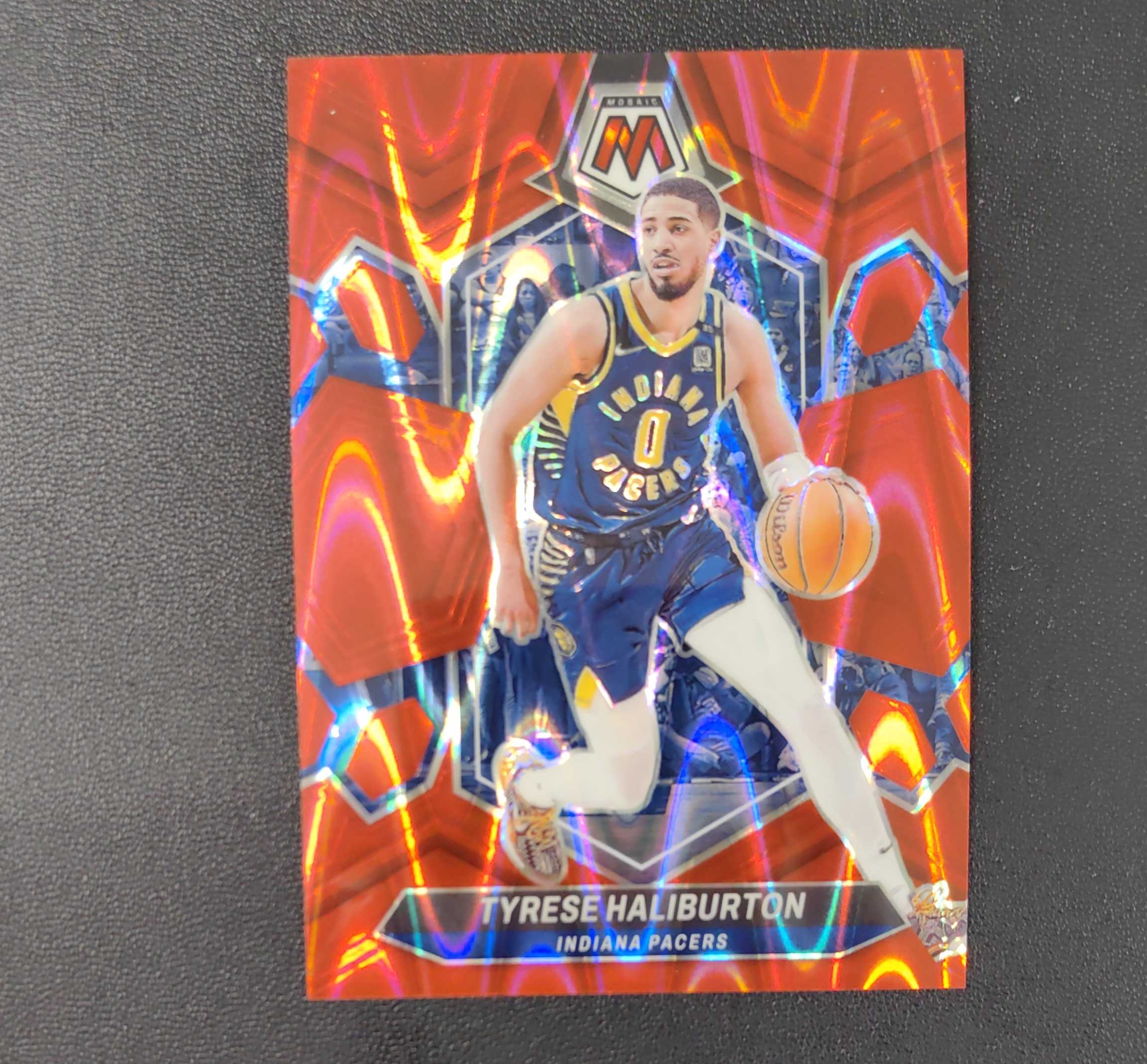 2023-24 panini Mosaic Tyrese Haliburton 马赛克 步行者 哈利伯顿 哈里伯顿 变形虫 红折 折射 /299编 东契奇 sga 库里 文班亚马 詹姆斯 多张再拍