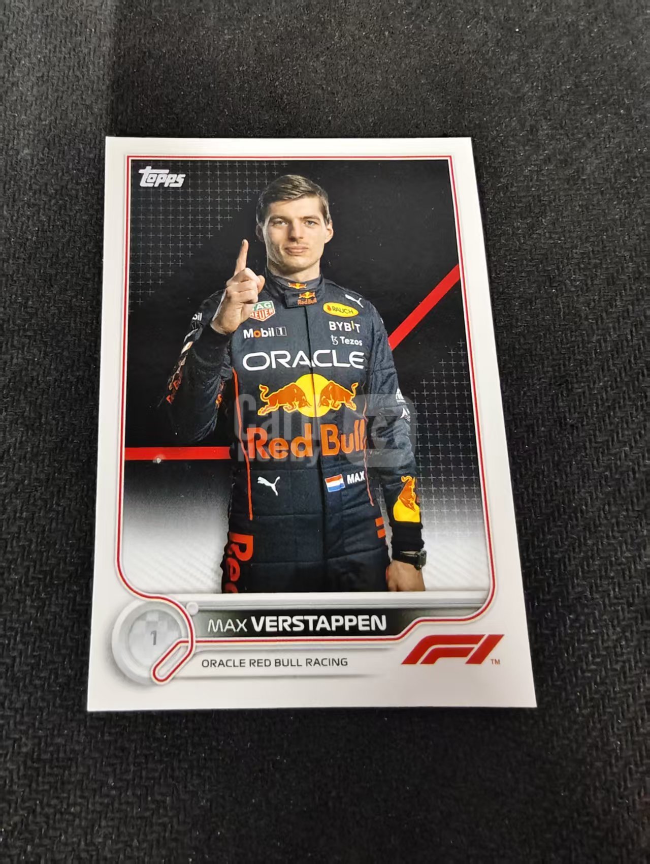 2022 Topps Chrome F1 Max Verstappen 维斯塔潘 红牛 划痕 边角瑕疵 @1