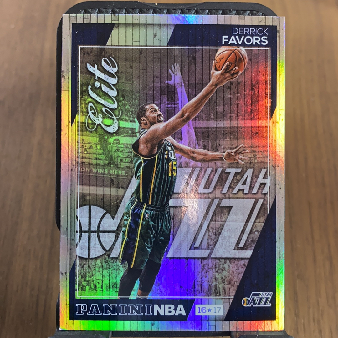 2016 Panini NBA Hoops Derrick Favors 242