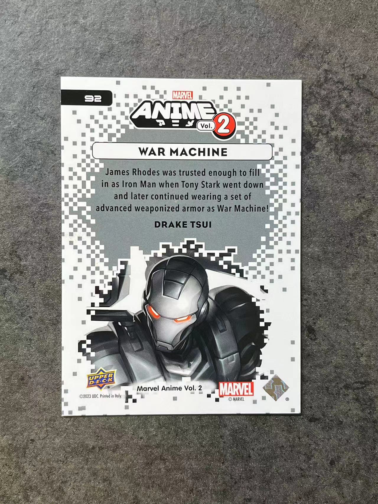 【CHOSENC代卖】2023 UPPER DECK UD 漫威漫画第二卷 WAR MACHINE 战争机器 #92【凑套必备】【兔年】【顺丰】