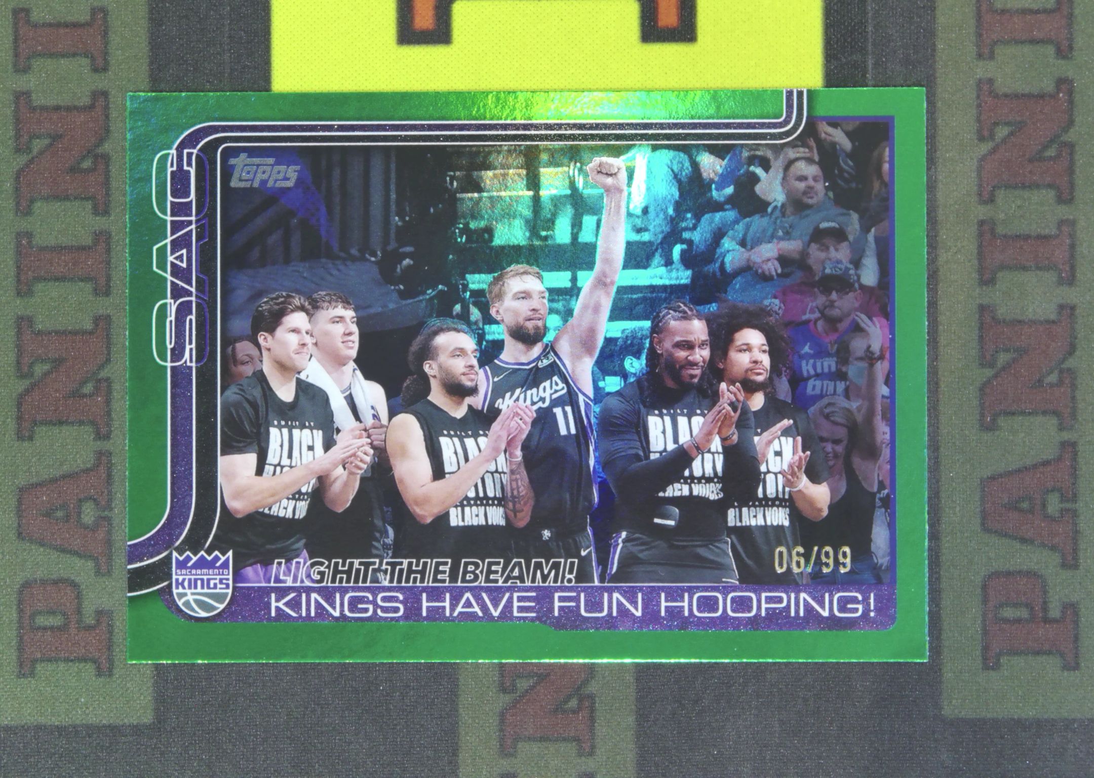 2025-26 Topps Flagship Sacramento Kings Nirvana Project 萨克拉门托国王 队伍卡 06/99 绿折 折射 卡品如图 收藏必备 涛涛¥