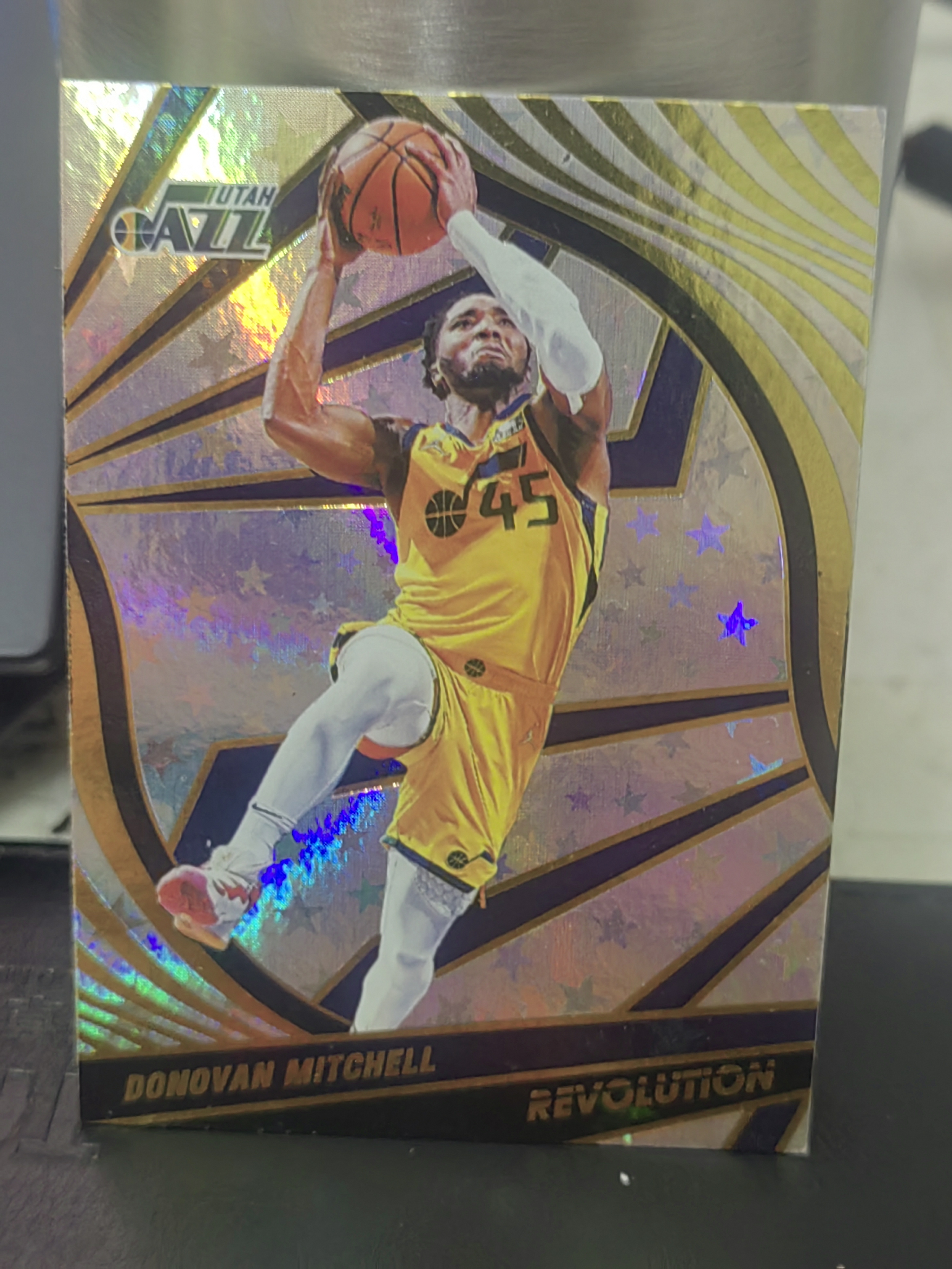 2021-22 Panini Revolution Donovan Mitchell 革命 多诺万 米切尔 爵士 星星 篮 白边白角 不保卡品 卡品如图