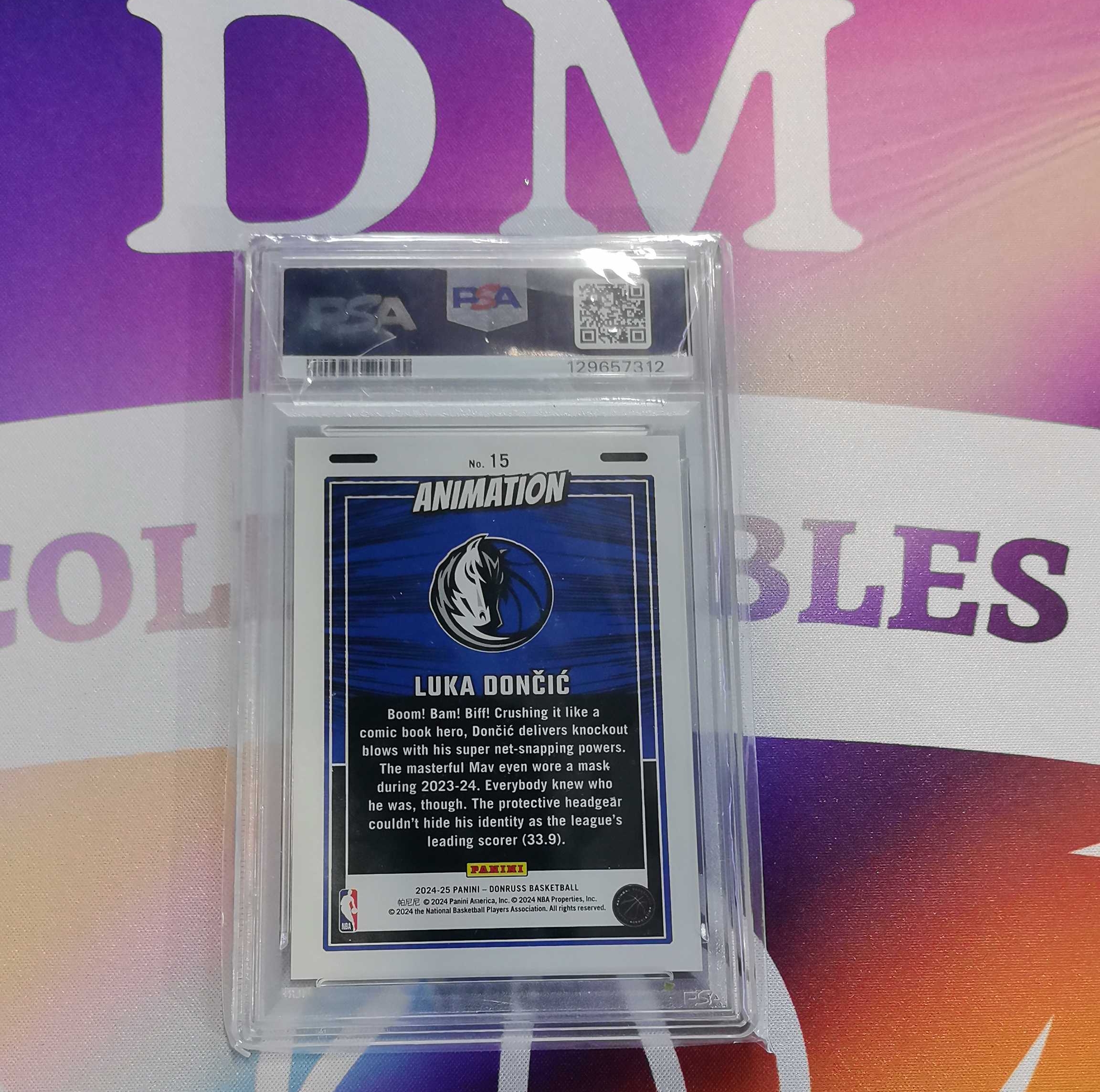 2024-25 Panini Donruss Luka Doncic 卢卡 东契奇大比例 animation 特卡,独行侠啊皮! 完美 DM ...