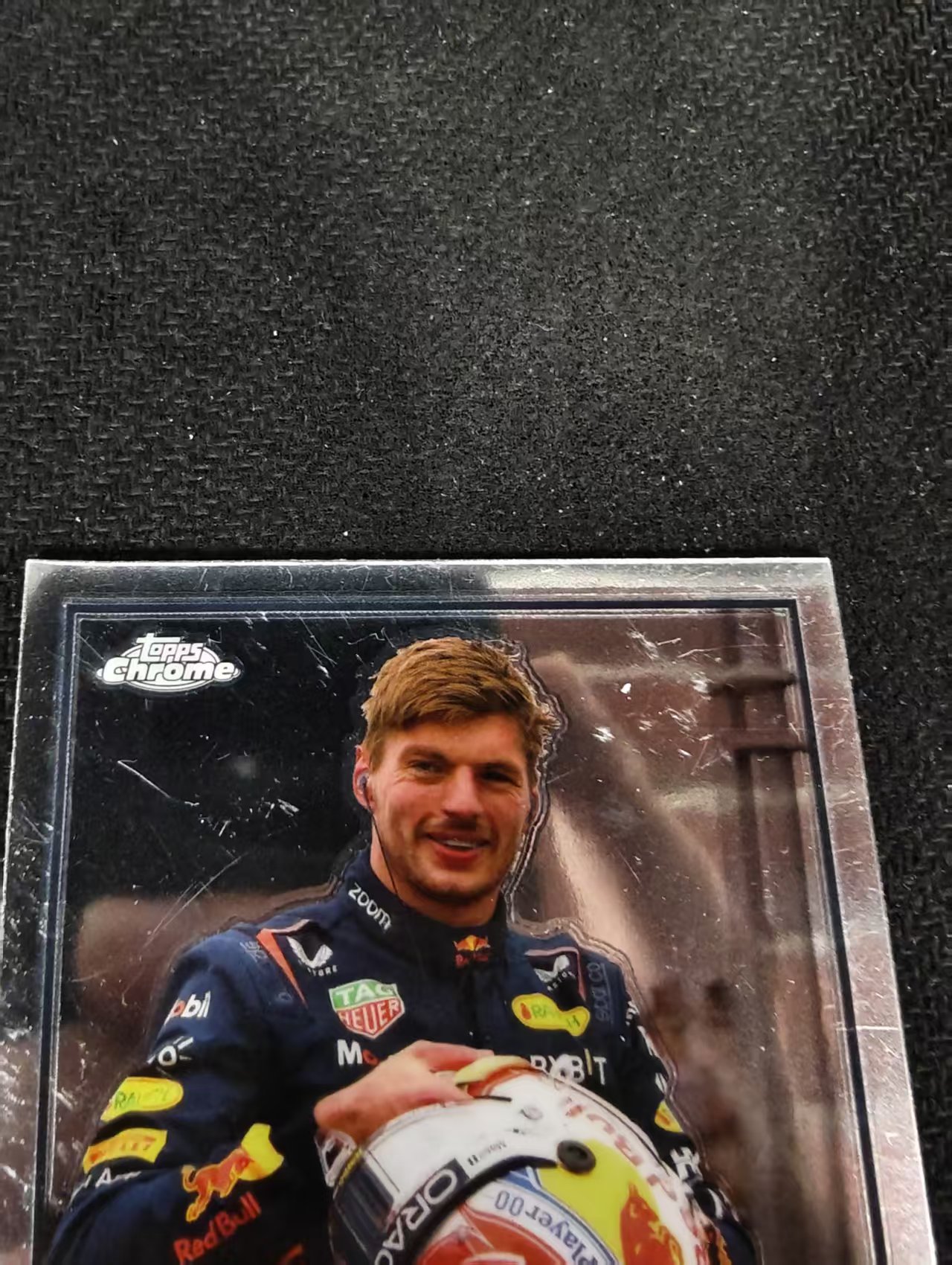 2023 Topps Chrome F1 Max Verstappen 维斯塔潘 红牛 划痕 边角瑕疵 #2