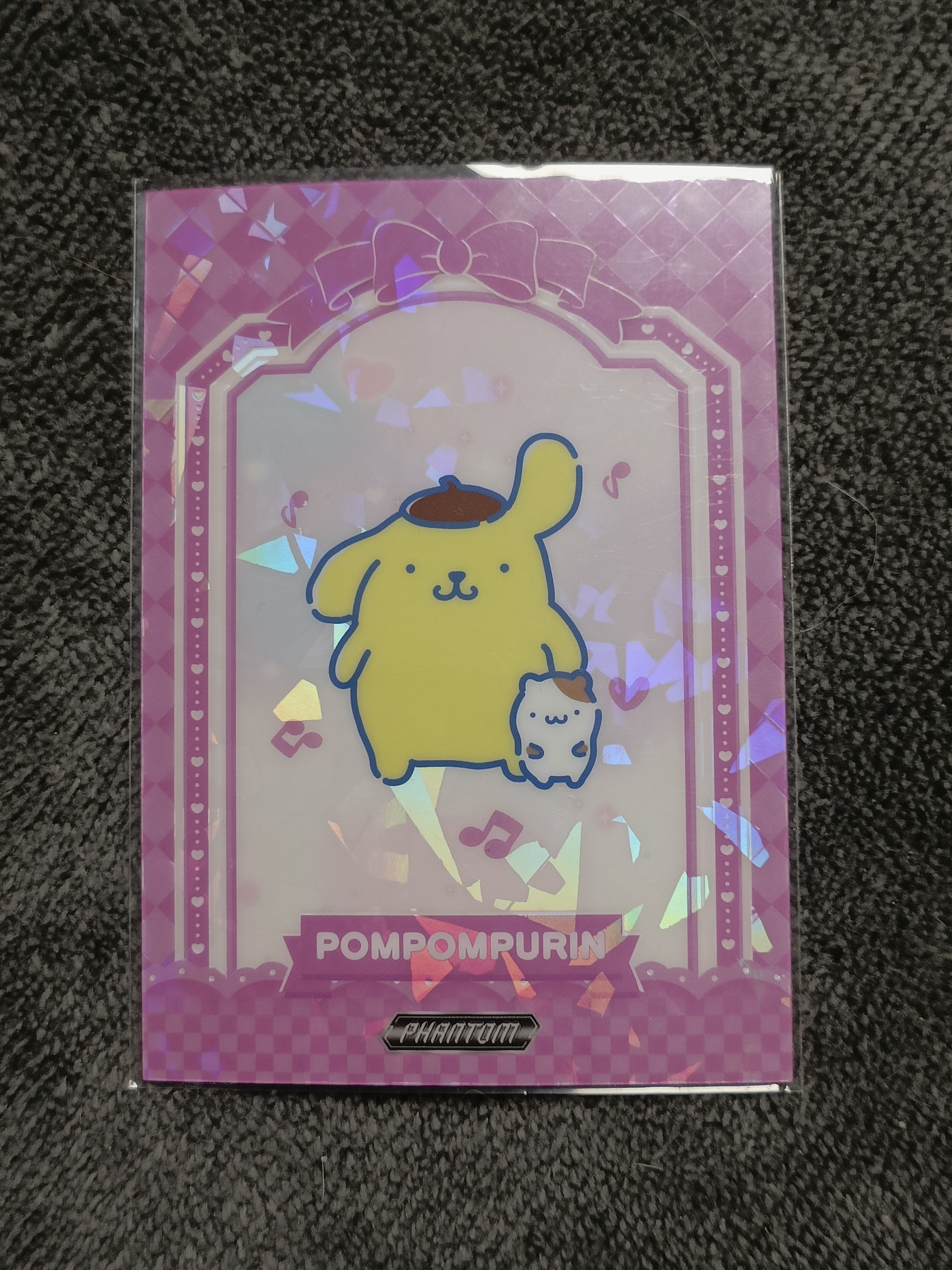 2023 Kakawow PHANTOM 三丽鸥家族系列收藏卡 POMPOMPURIN 布丁狗 【谦谦拍卖】PSA-IPU-19 紫折 078/115编 秋鹿