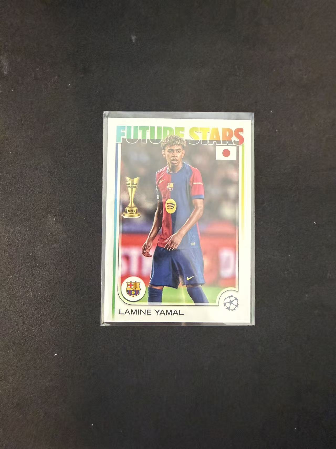 2025 Topps Chrome Lamine Yamal 欧冠TC 巴萨 巴塞罗那 拉明 亚马尔 未来之星 新秀次年 银mojo折 默认瑕疵 介意勿拍 乐