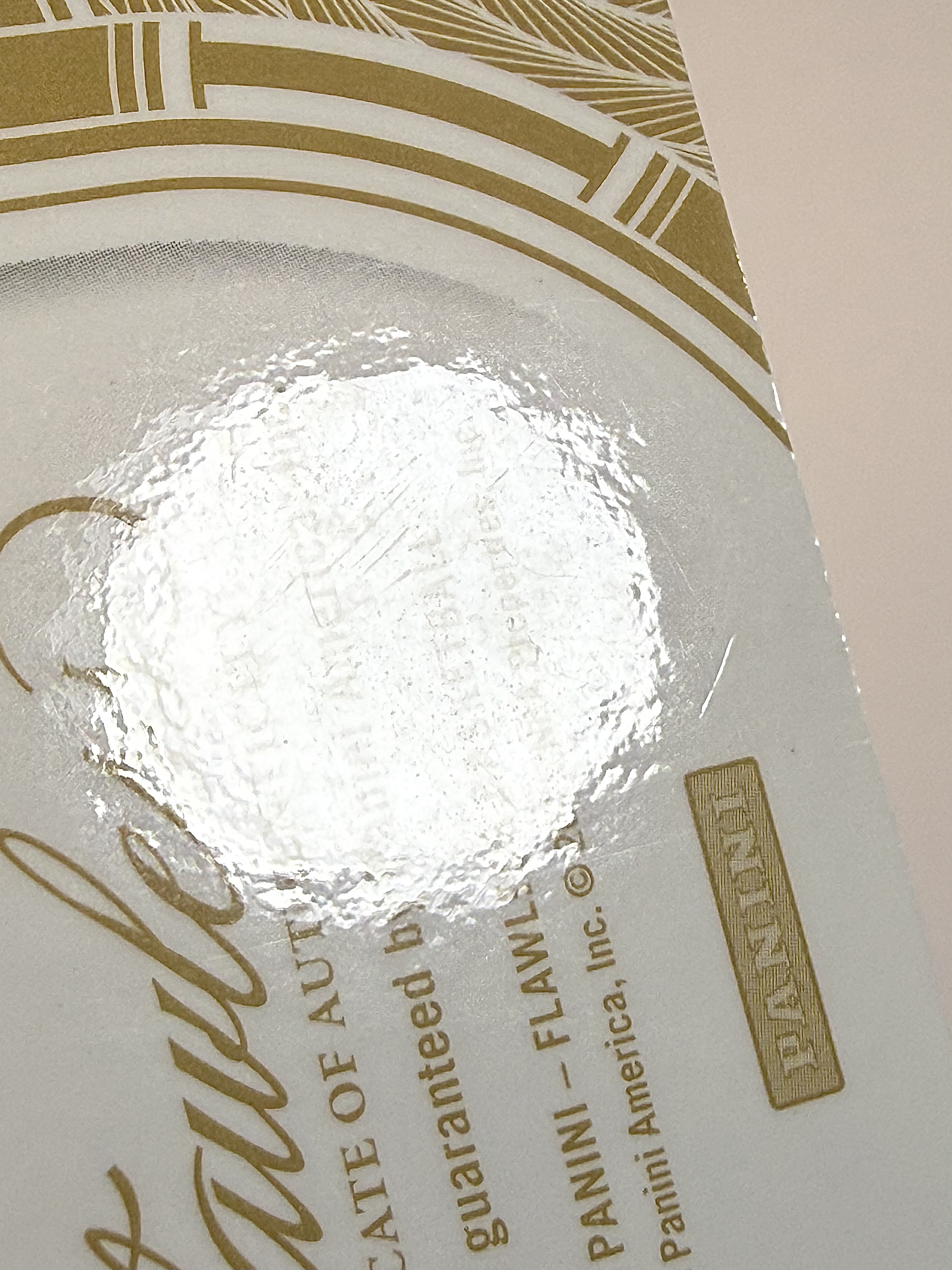 2024-25 Panini Flawless Magic Johnson 手提 魔术师 约翰逊 10/10编 尾编 签字 卡签 FINESSE 金闪版 系列末年选图无敌 实卡超帅 湖人 卡品微瑕如图