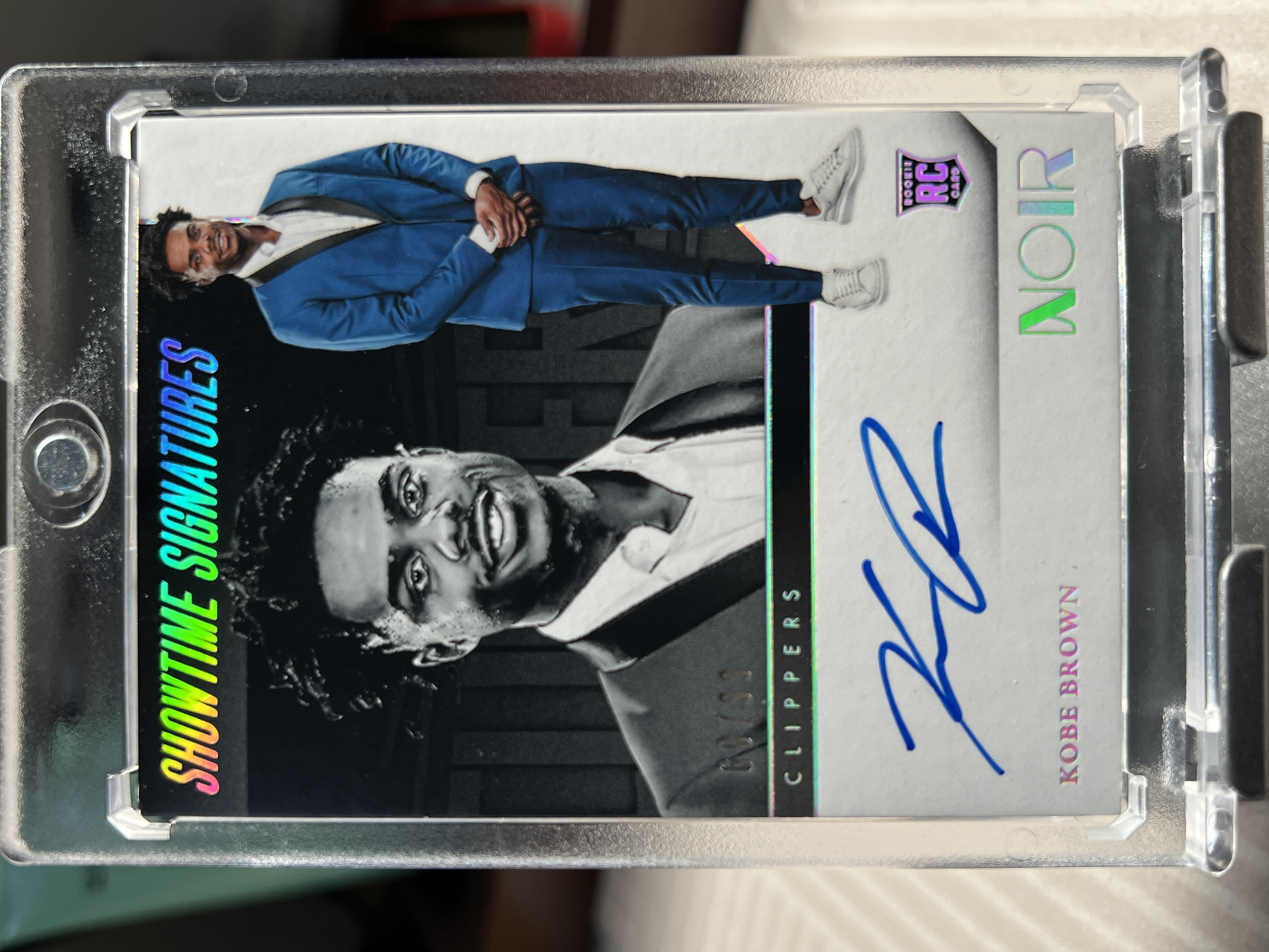 2023-24 Panini Noir Kobe Brown RC 科比 布朗 走秀 诺尔 签字 新秀 68/99编 洛杉矶快船队