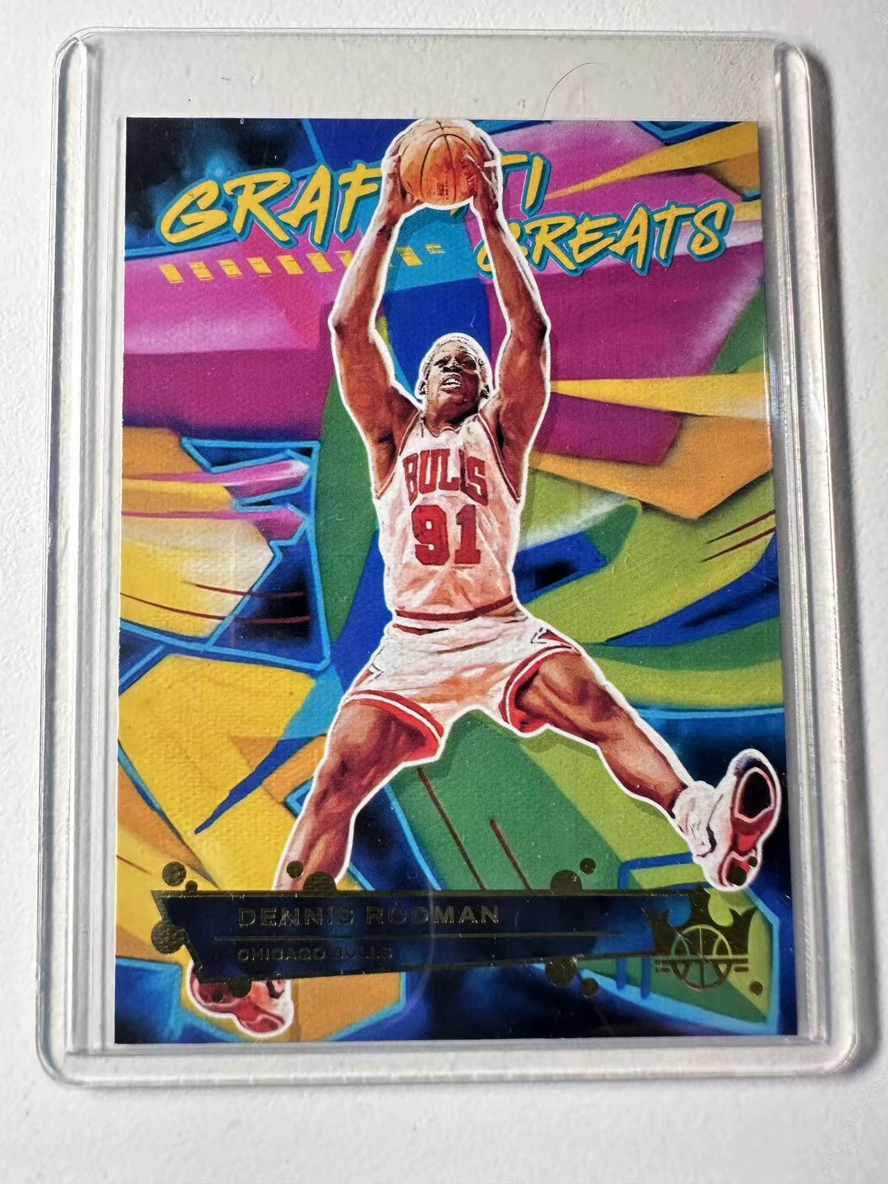 【承接代拍】2021 22 Panini Court King Dennis Rodman 公牛 海报选图 金字graffiti Greats