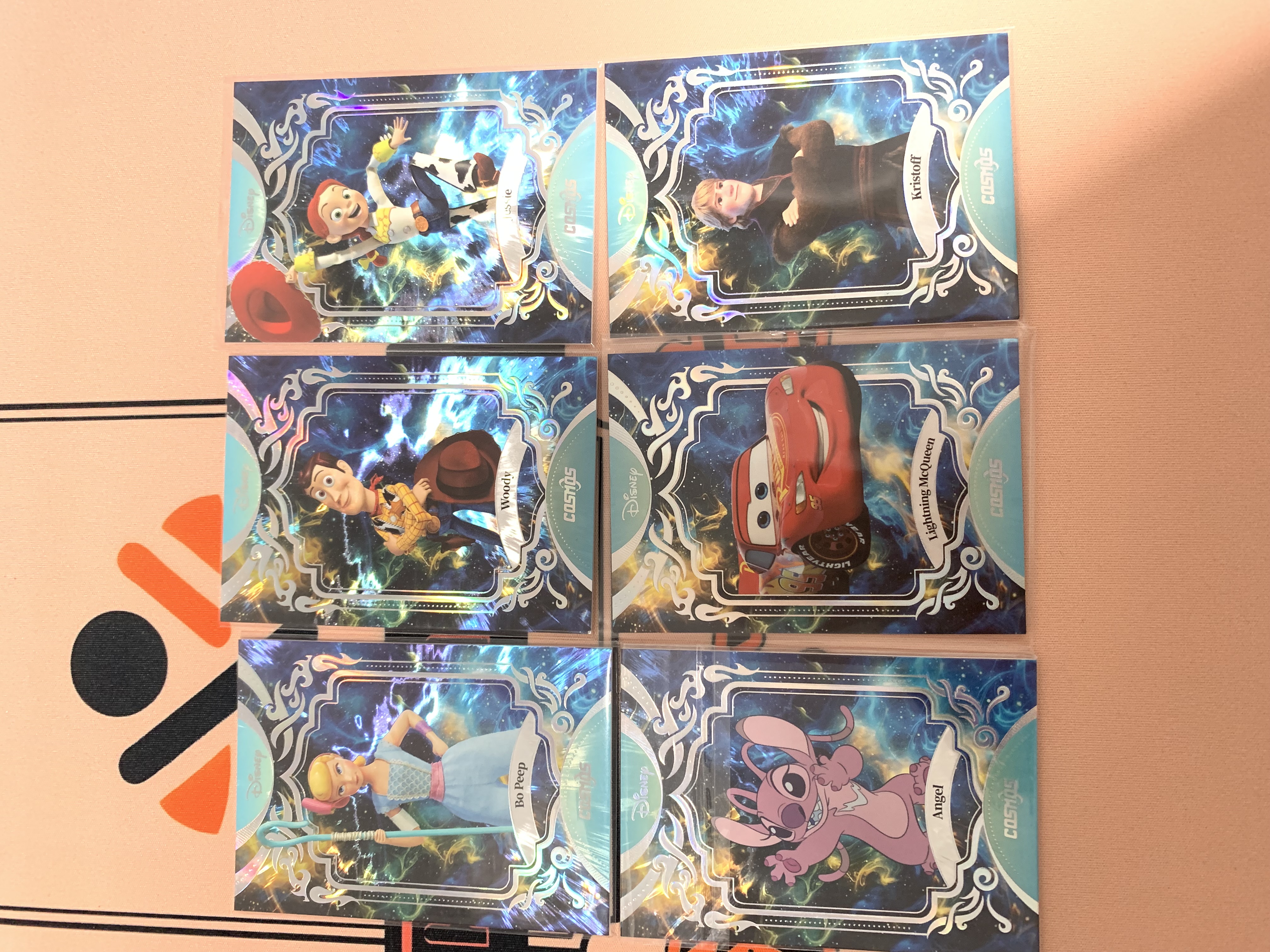 2025 Kakawow Disney 迪士尼cosmos 6张lot lucky卡 内无小卡 不重复 签字 关联:米奇 米妮 史迪奇 小熊维尼 乐佩 艾莎 贝儿 爱丽儿 topps