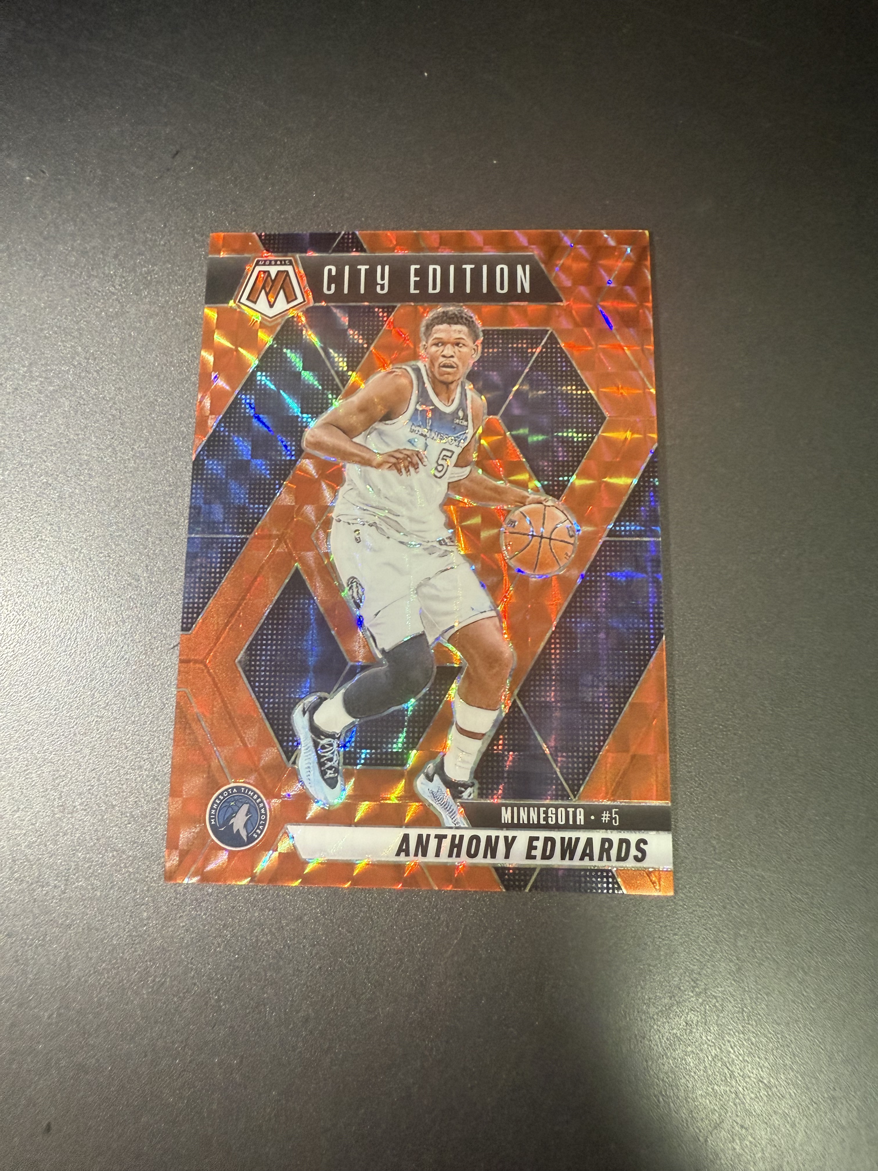 2024-25 Panini Mosaic Anthony Edwards 安东尼 爱德华兹 马赛克 橙折 249编 0