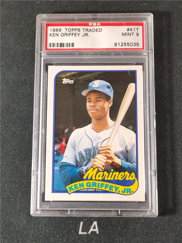【LA拍卖】1989 Topps Traded Ken Griffey Jr. 肯 小葛瑞菲 西雅图水手 最有价值球员奖 美联银棒奖 美联金