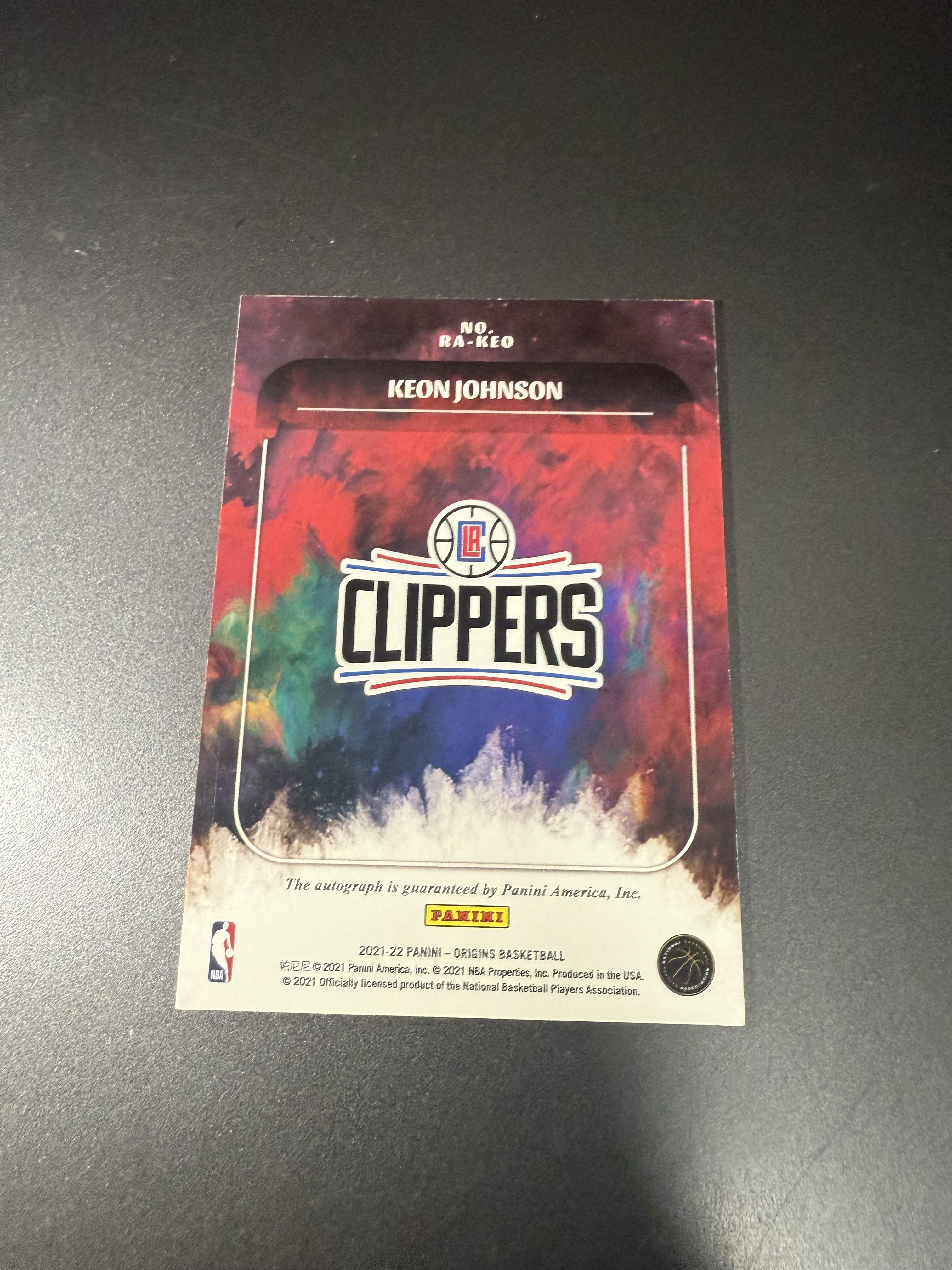 2021-22 Panini Origins Keon Johnson RC 肯昂 约翰逊 新秀 起源 签字 卡签 闪版 99编 件