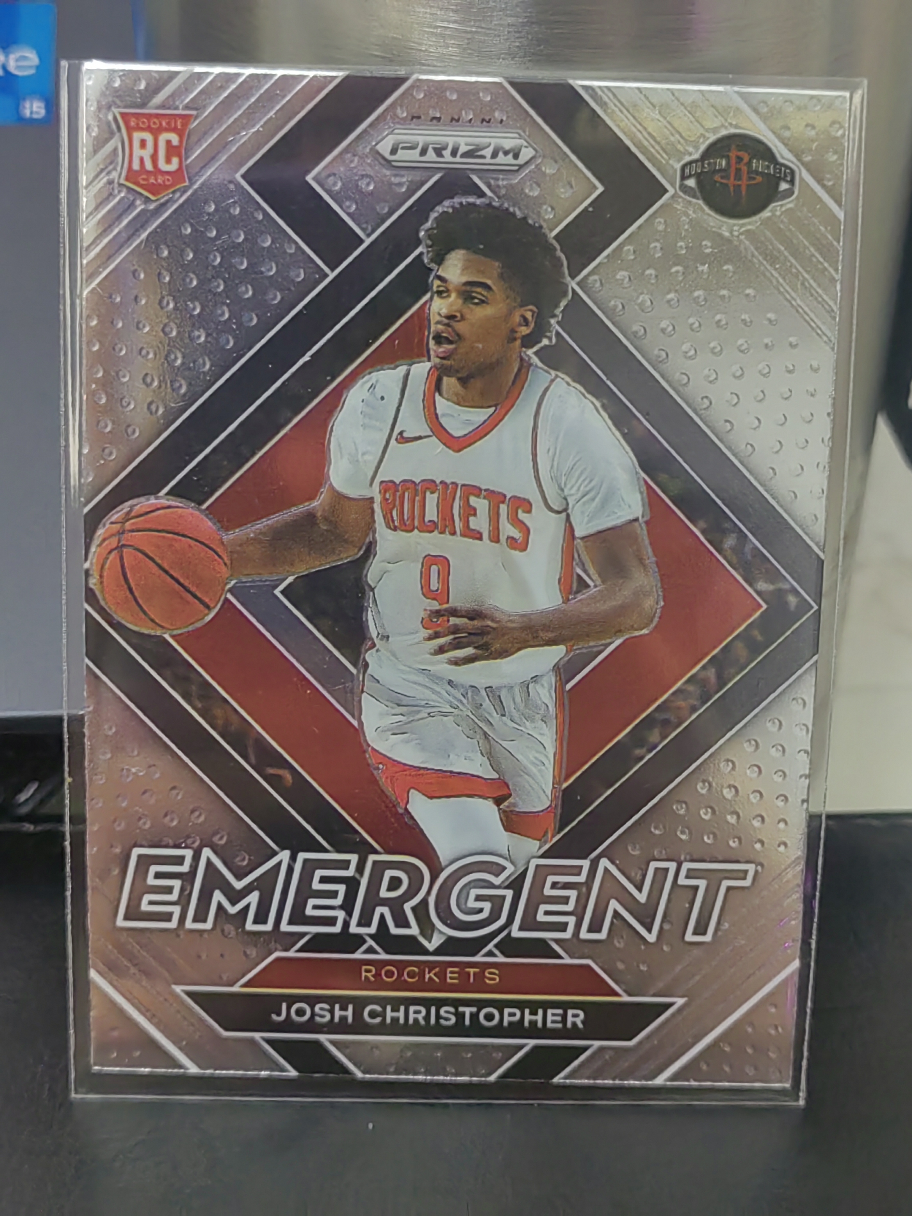 2021-22 Panini Prizm Josh Christopher RC PZ 新秀 约什 克里斯托弗 火箭 特卡 EMERGENT 新兴之星 篮 白边白角 不保卡品 卡品如图