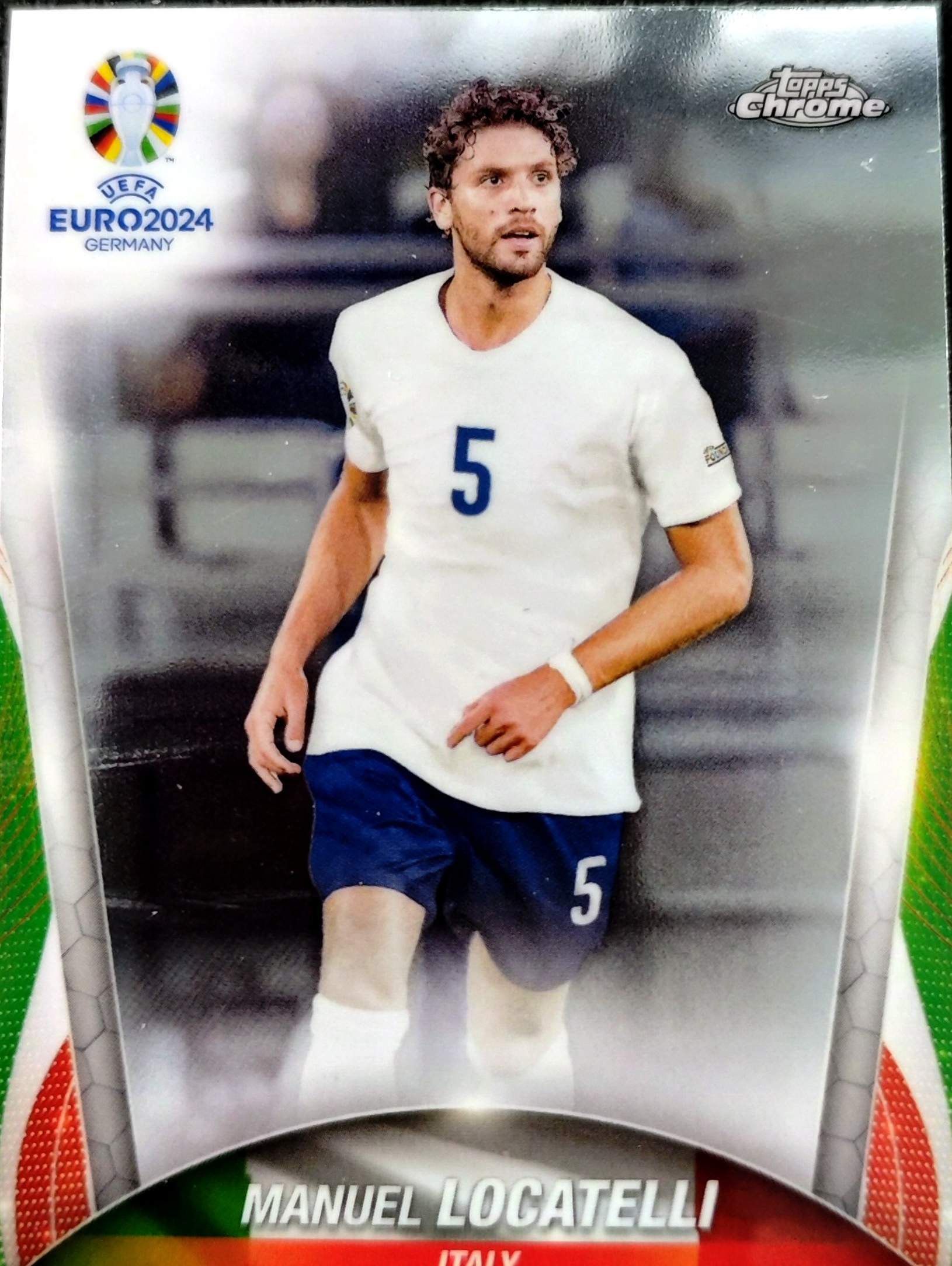 【K代拍】2024 Topps Chrome Manuel Locatelli 洛卡特利 意大利 欧洲杯TC元年