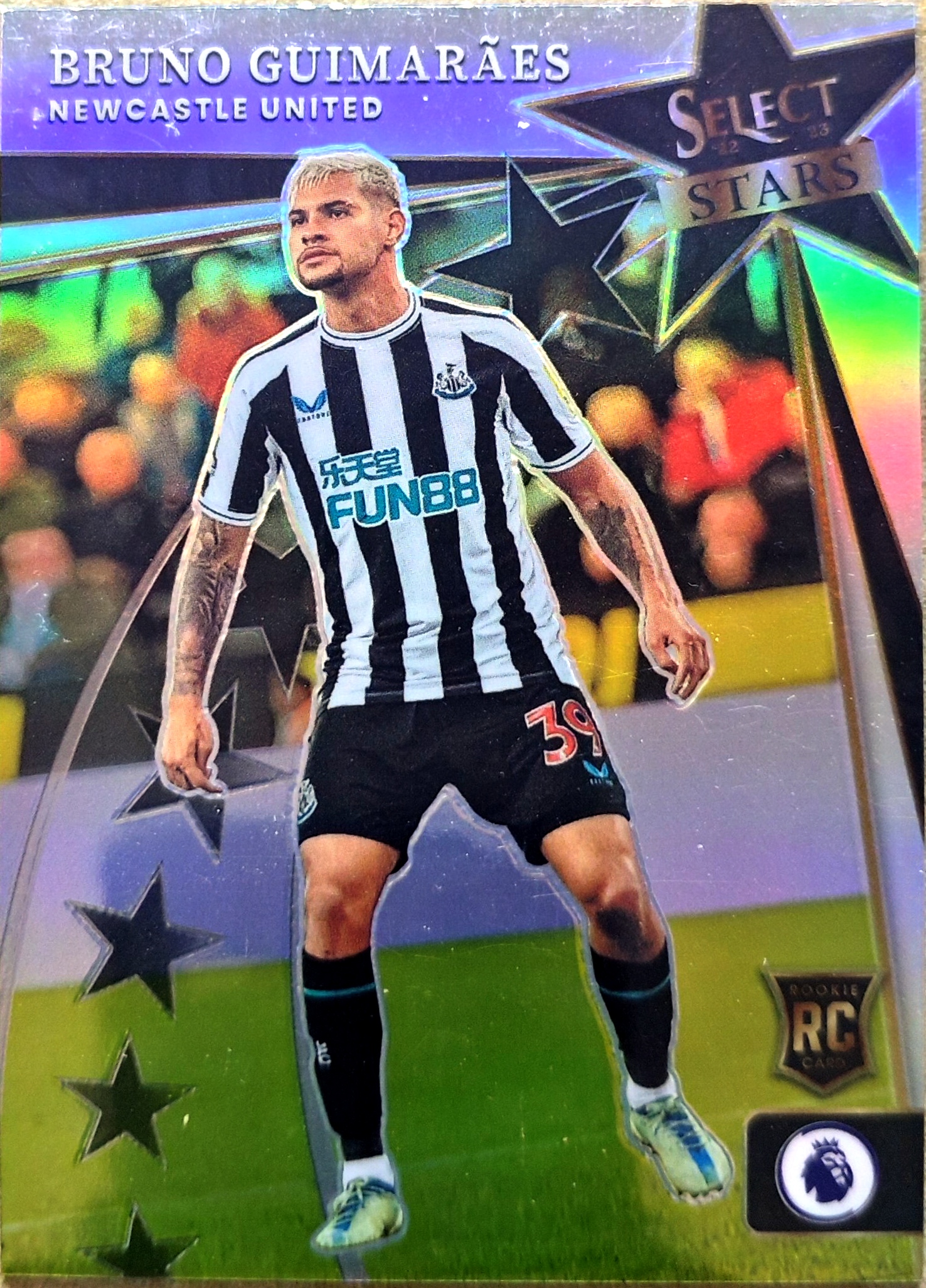 2022 Panini Select Bruno Guimaraes 吉马良斯 纽卡斯尔联 银折 欧冠