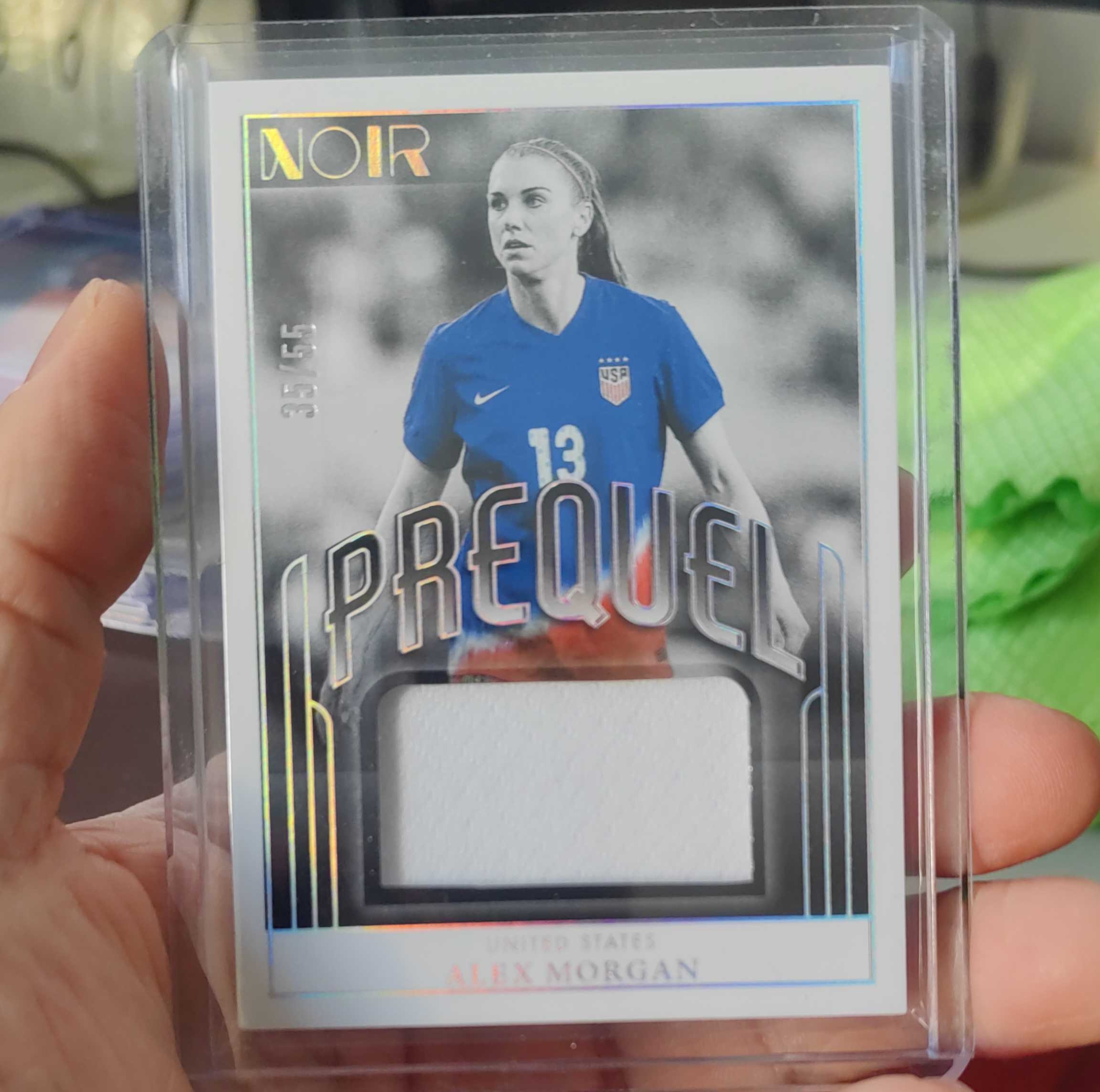 2025 Panini Noir Alex Moreno panini noir 美国 摩根 55编 球衣切割卡卡 !!!