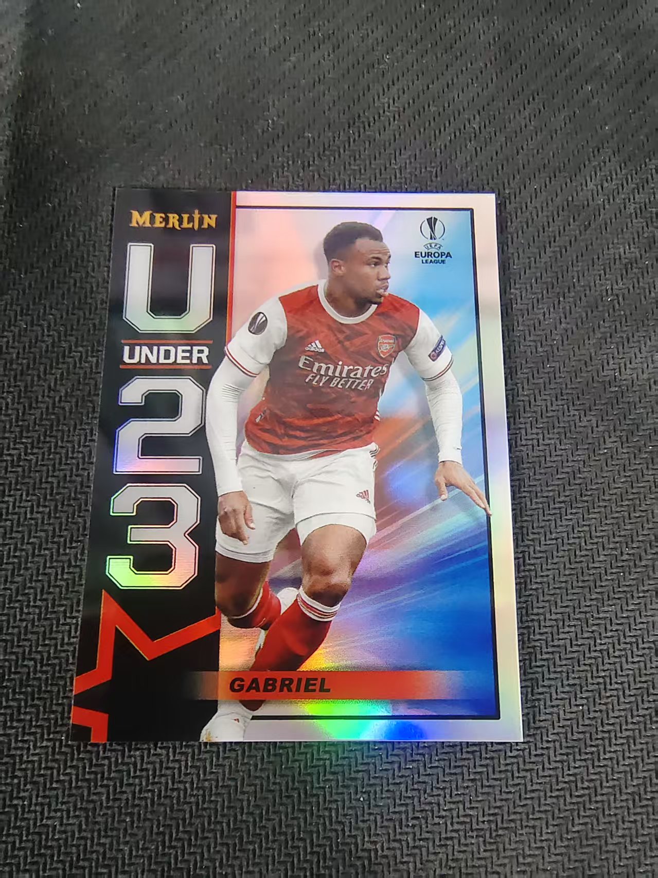 【可合并,不累计】2021 Topps Merlin Gabriel 欧战 梅林 阿森纳 加布里埃尔 U23特卡 银折 划痕