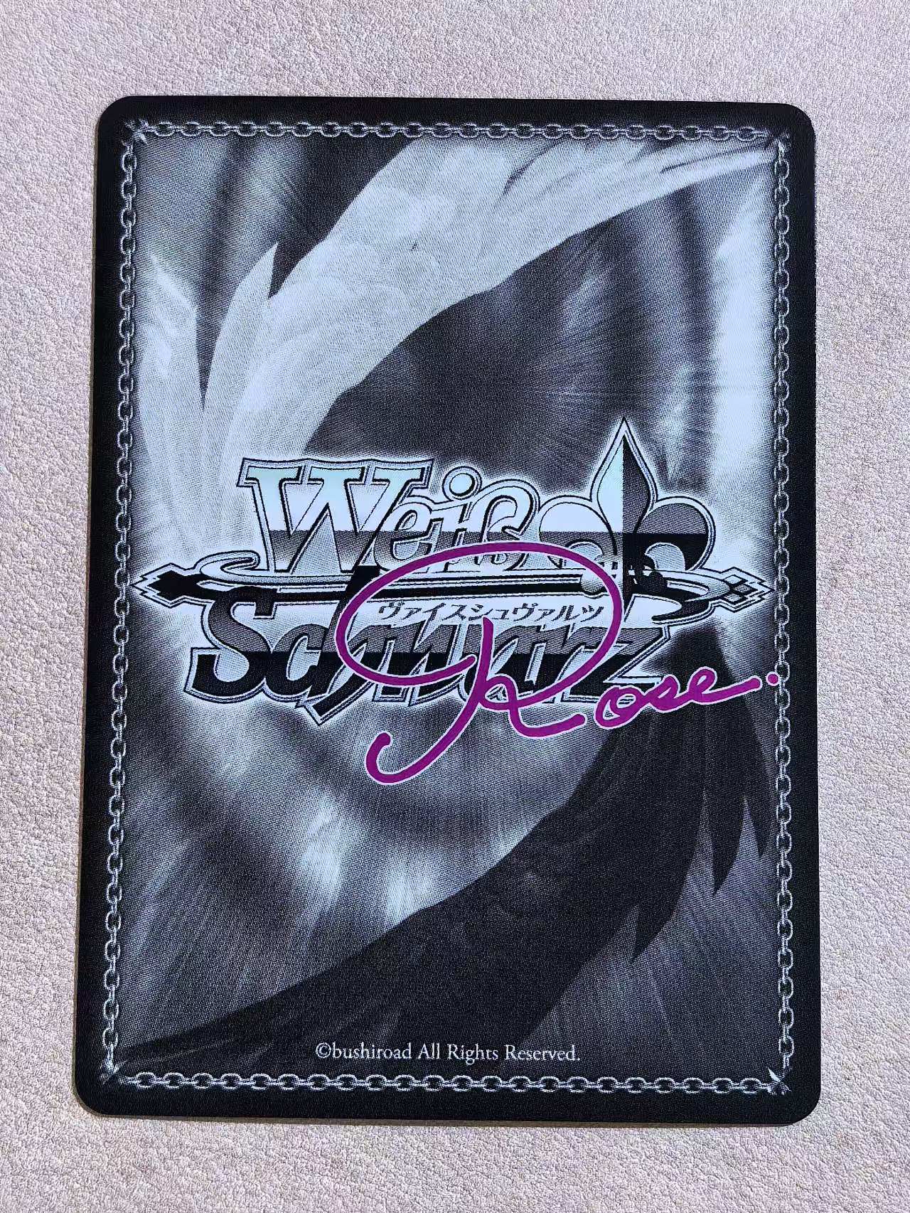 Weiss Schwarz Rose《野良与皇女与流浪猫之心 2》系列 “天真烂漫的打工辣妹 明日原优纪”OS03/R03‑055OFR OFR闪卡 默认微瑕 卡品如图
