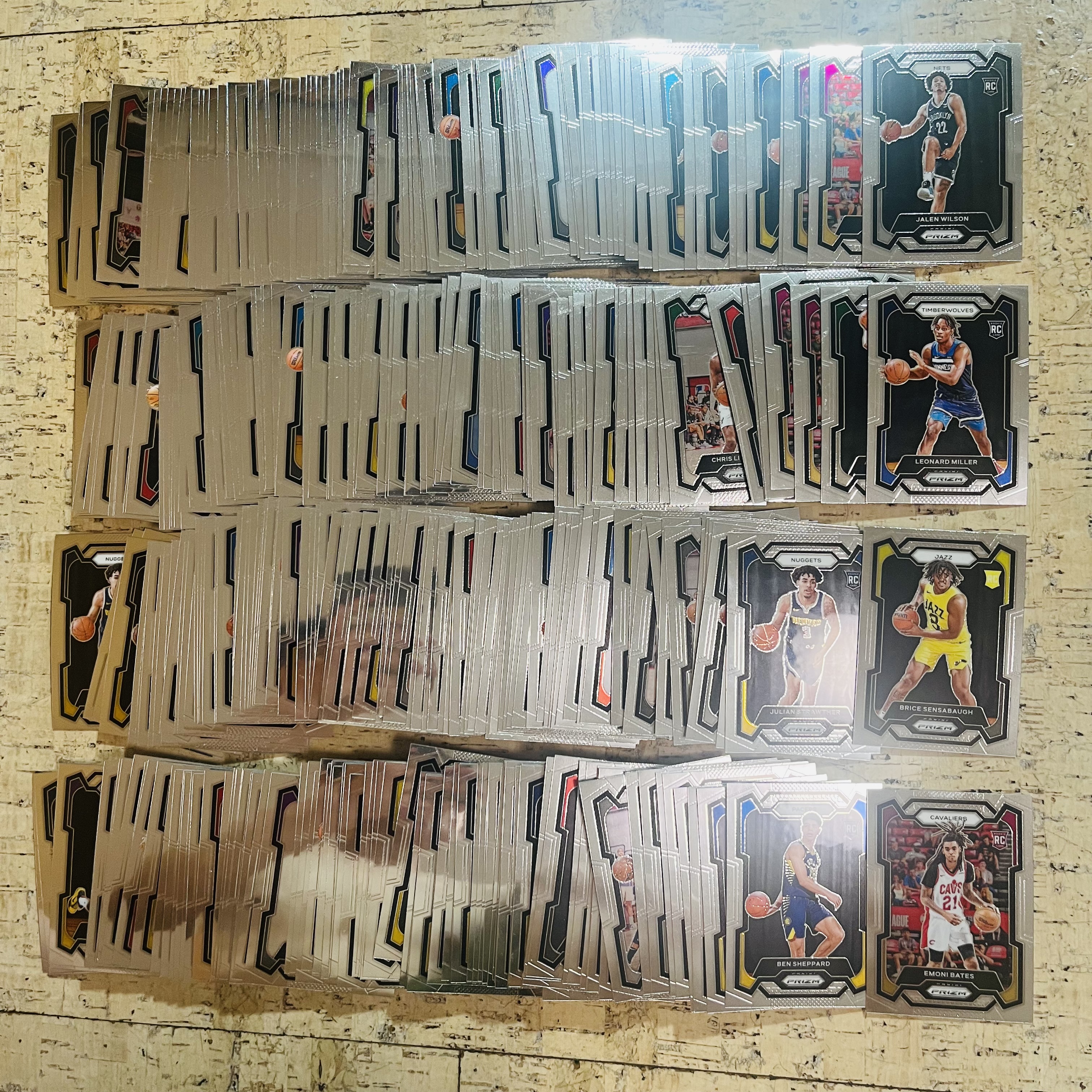 2023-24 Panini Prizm Brice Sensabaugh RC 新秀 Base 400张大打包 刮彩票 投资必备 打出来就大赚 此标不保每张卡卡品 无膜无夹【小卡迷拍卖 可累积半年】