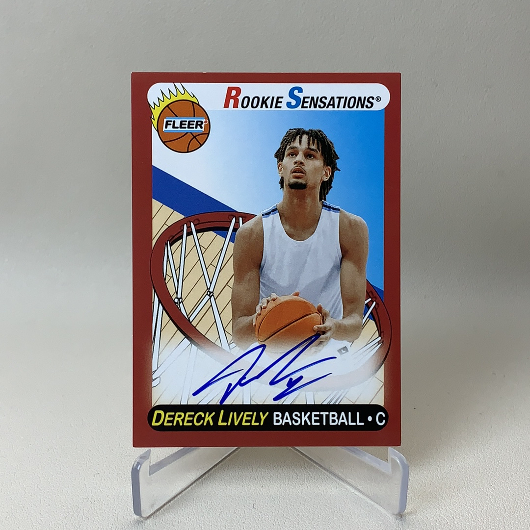 【弈卡代拍】2023-24 Upper Deck Dereck Lively RC新秀 复刻 Rookie Sensations亲签 签字 卡签 德里克莱夫利 品相如图 凑套必备 Lee总