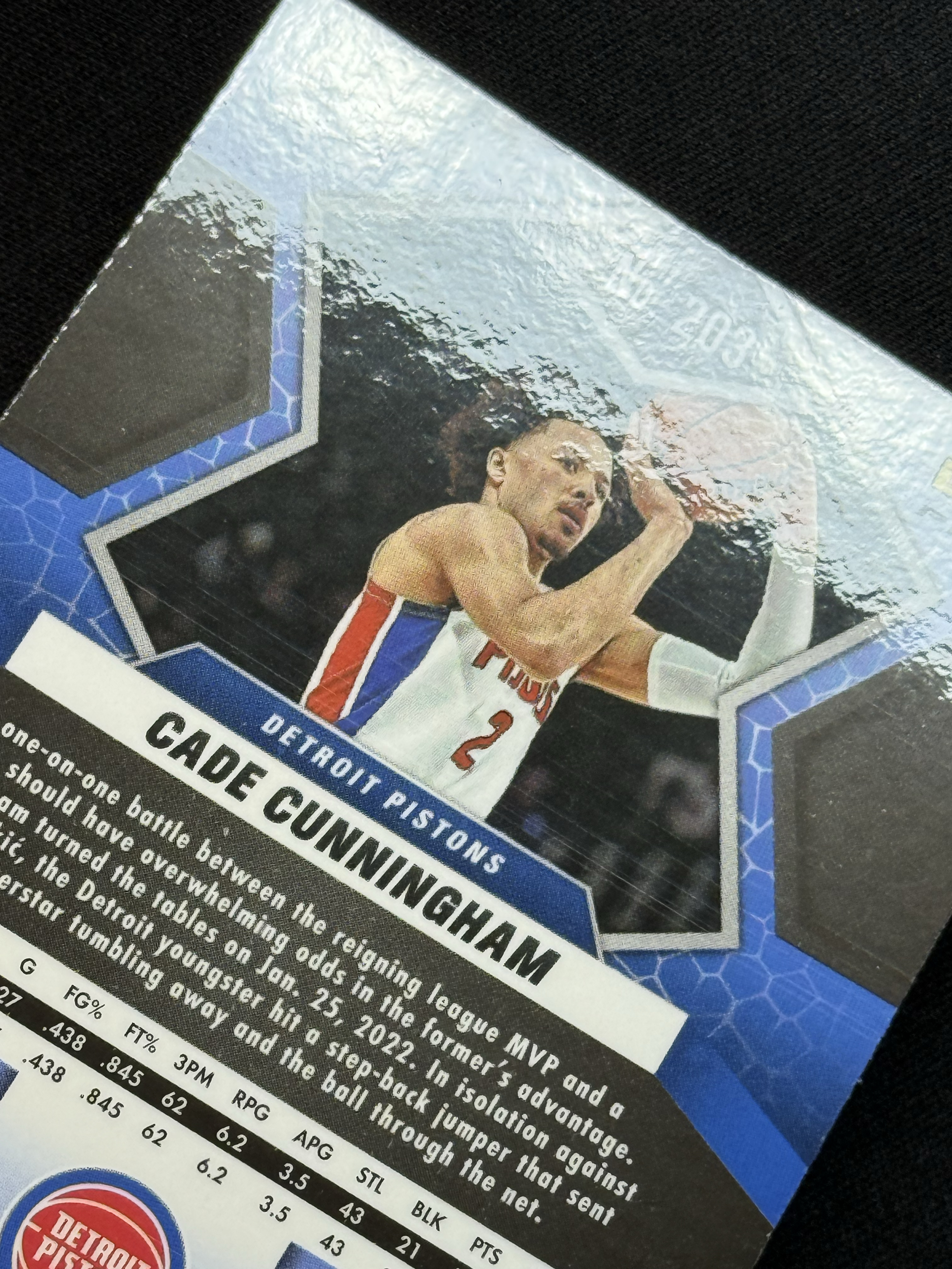2021-22 Panini Mosaic Cade Cunningham RC 【小贝代拍】马赛克 活塞 新秀 CC 凯德 康宁汉姆 银马赛克折 瑕疵如图 拍前看描述 H WAITAK