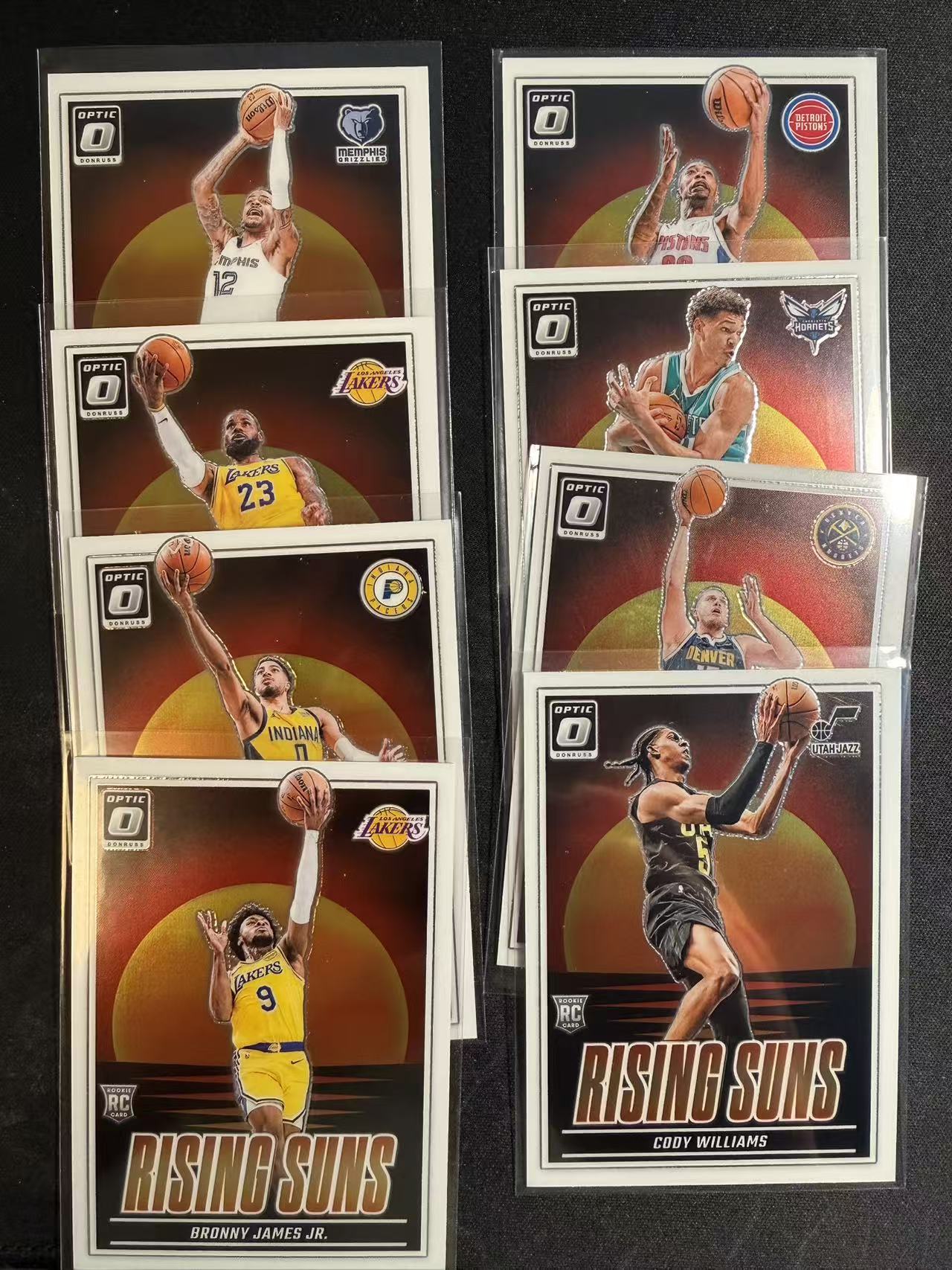 2024-25 Panini Donruss Optic LeBron James RC 杜蕾斯OP 詹姆斯 东契奇 哈里伯顿 日出特卡 base lot 卡品如图 不保卡品 介意勿拍