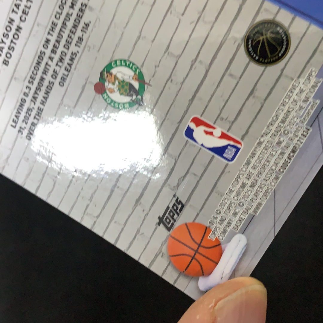 2025-26 Topps Chrome Jayson Tatum 【SC拍卖】TC 凯尔特人 塔图姆 107/150编 战术板 特卡 蓝折 瑕疵如图收藏必备(多总)