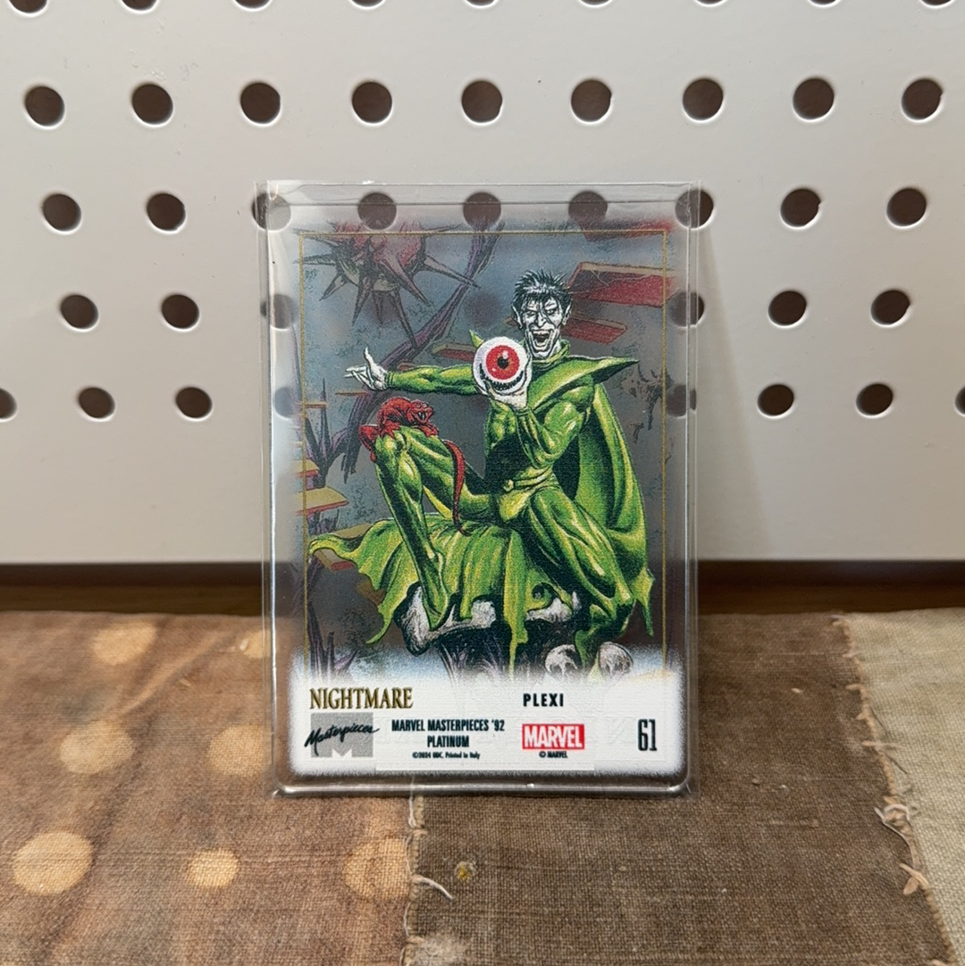 2024 SkyBox Marvel (MCU) 漫威 masterpieces 92 Platinum 92 白金 大师复刻 玻璃板 箱配 梦魇 Nightmare